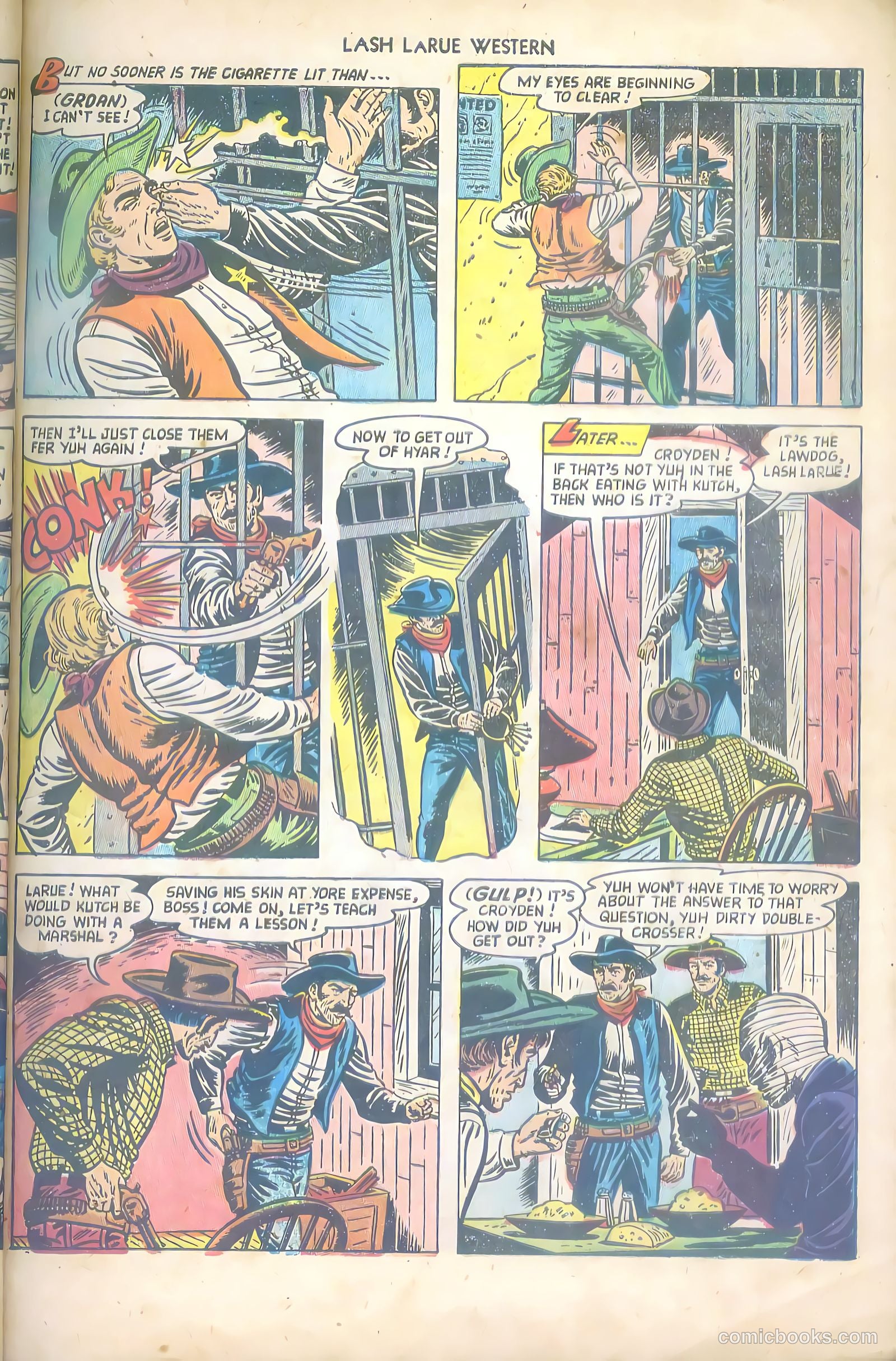 Lash LaRue Western #43 (1953) — page 9 of 36