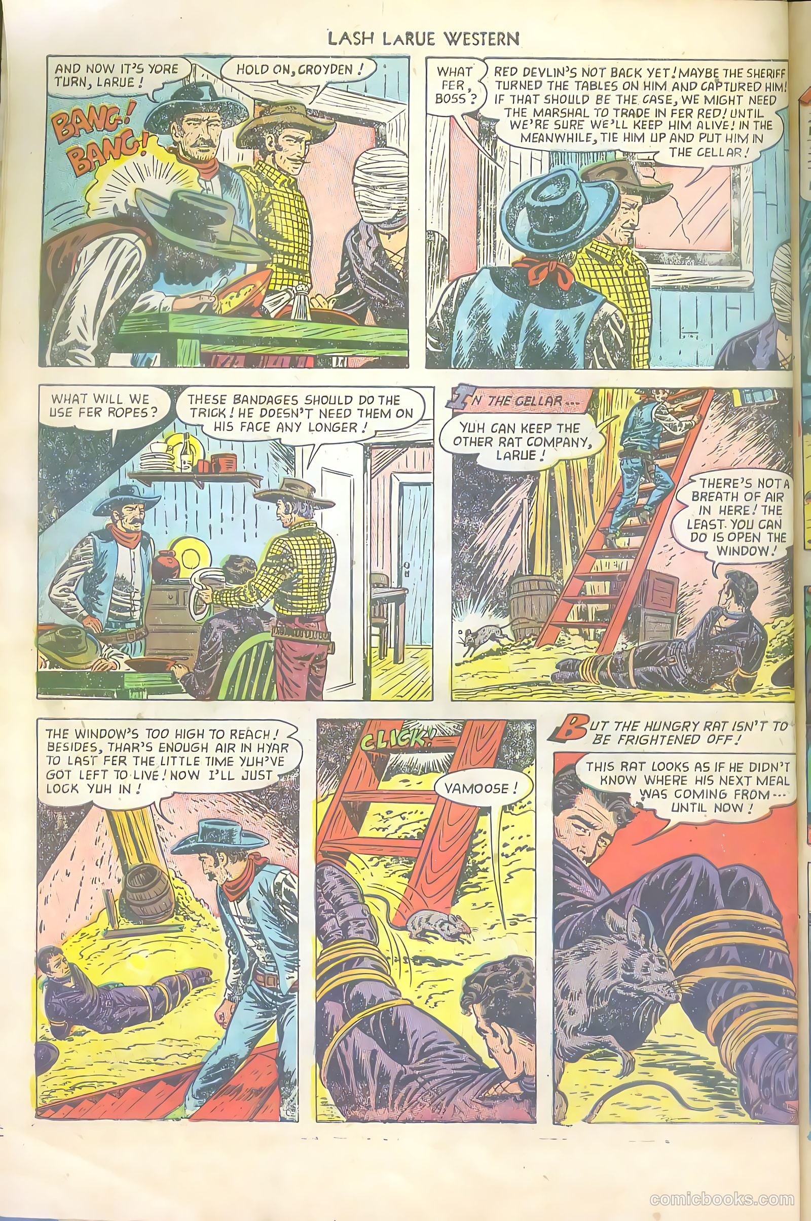 Lash LaRue Western #43 (1953) — page 10 of 36