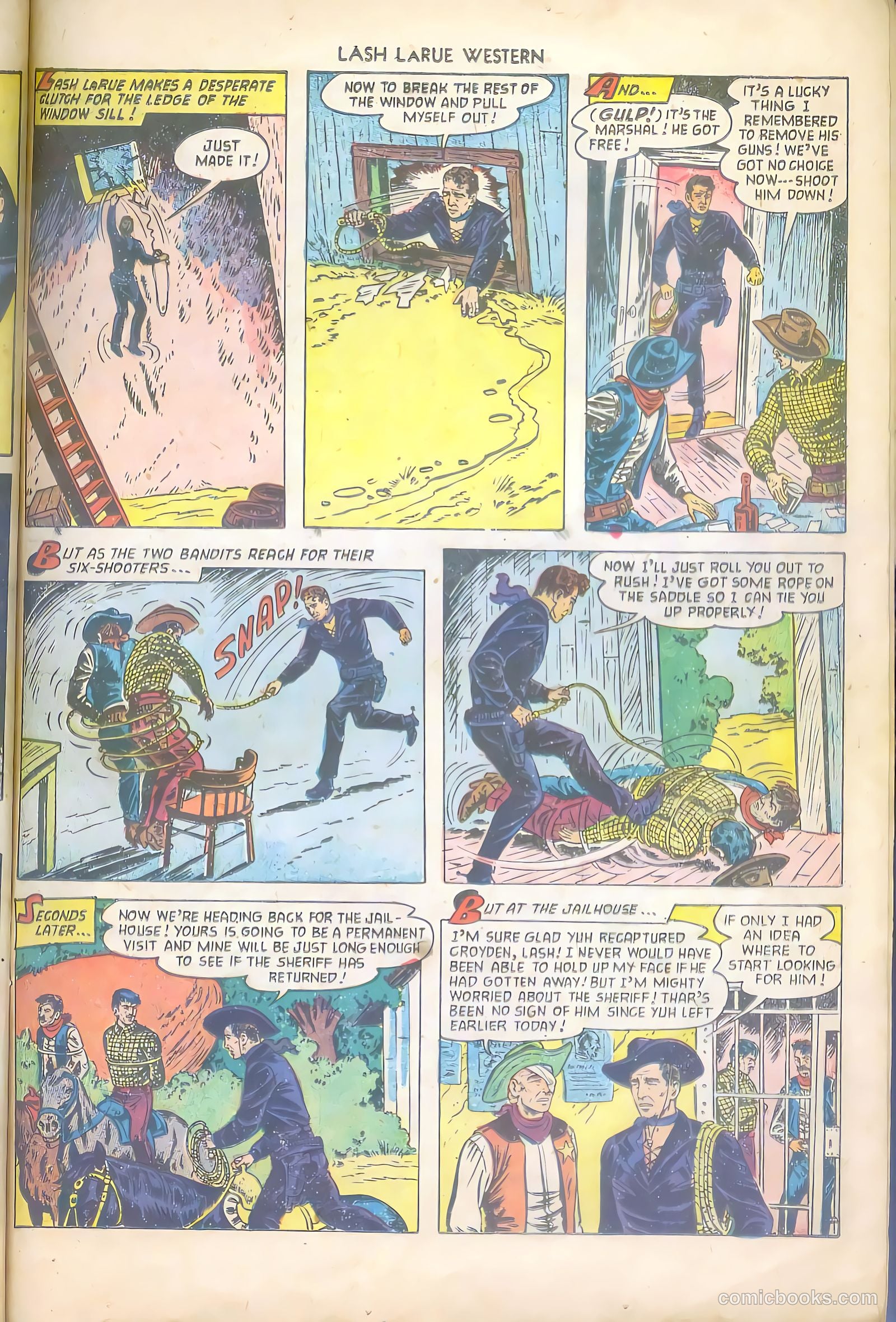 Lash LaRue Western #43 (1953) — page 13 of 36