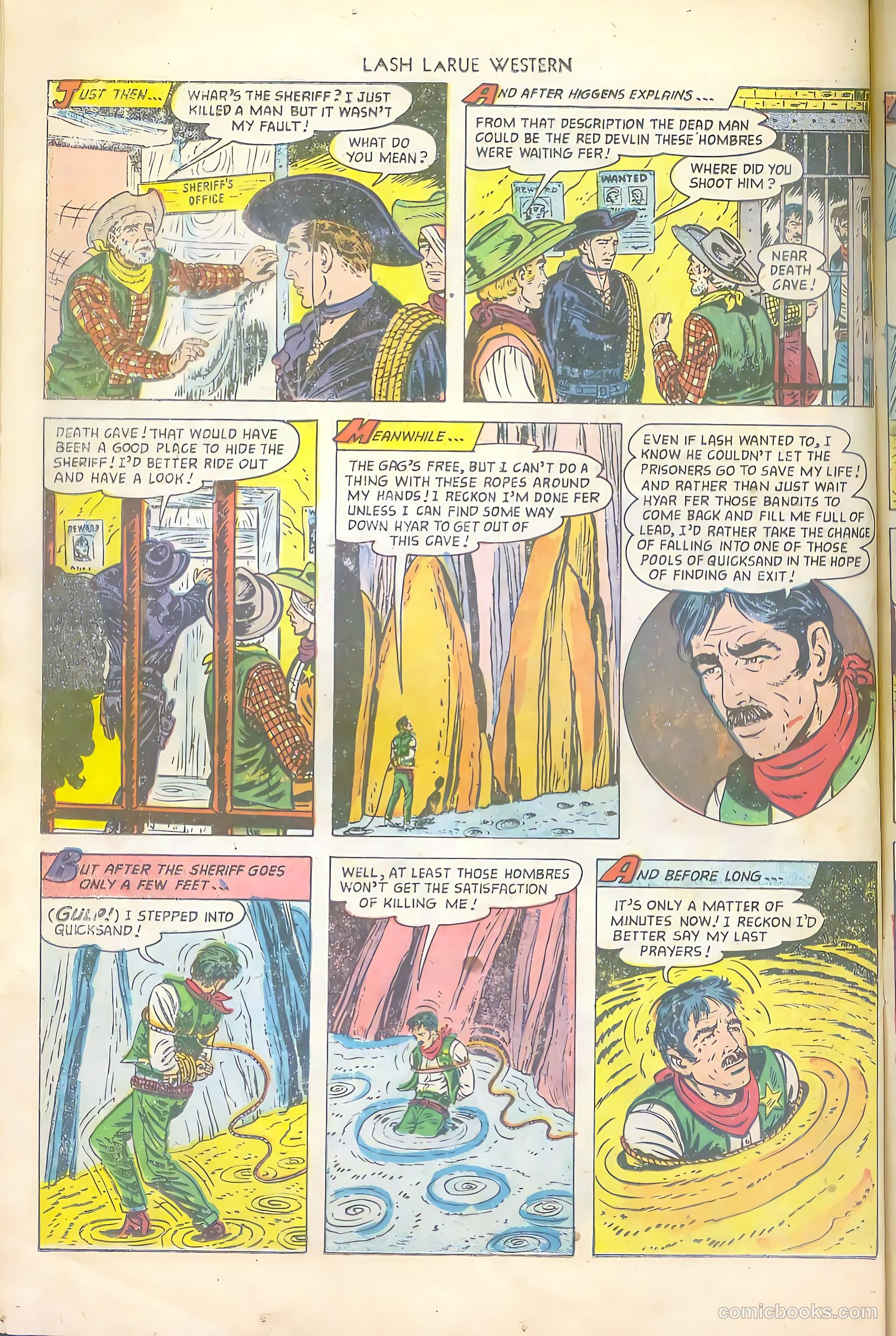 Lash LaRue Western #43 (1953) — page 14 of 36