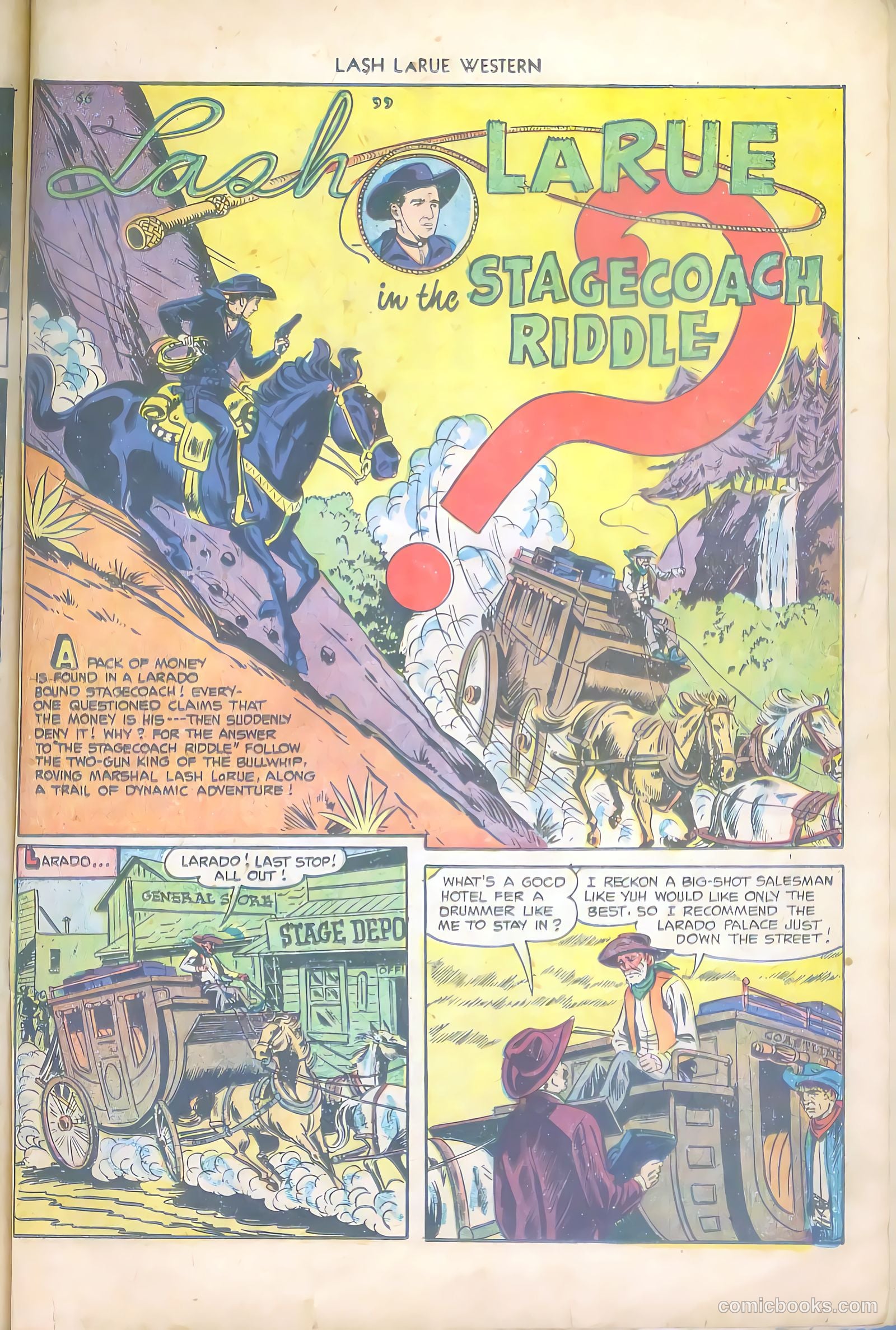Lash LaRue Western #43 (1953) — page 17 of 36