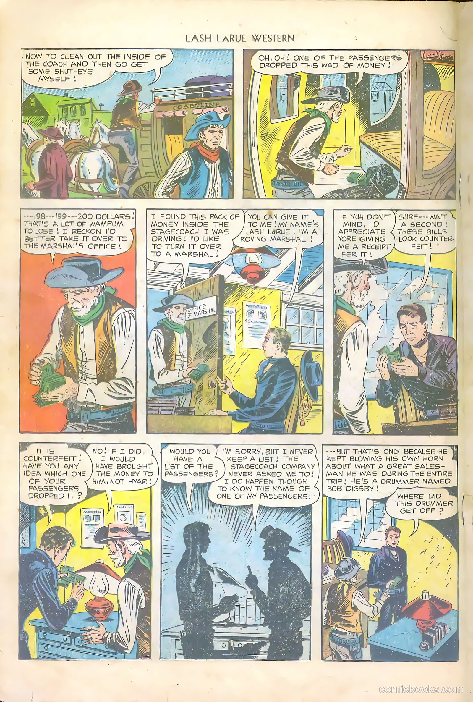Lash LaRue Western #43 (1953) — page 18 of 36