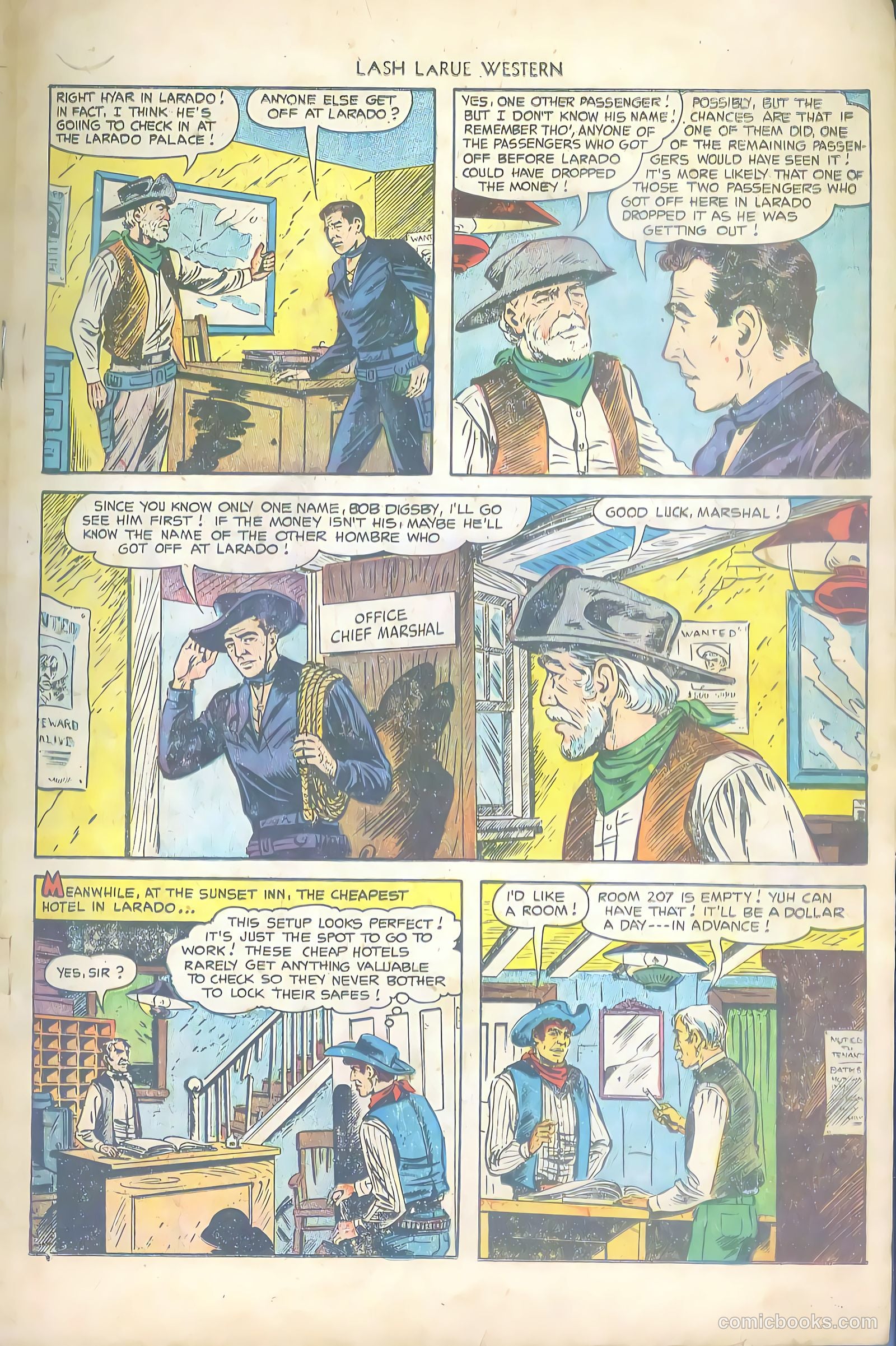 Lash LaRue Western #43 (1953) — page 19 of 36