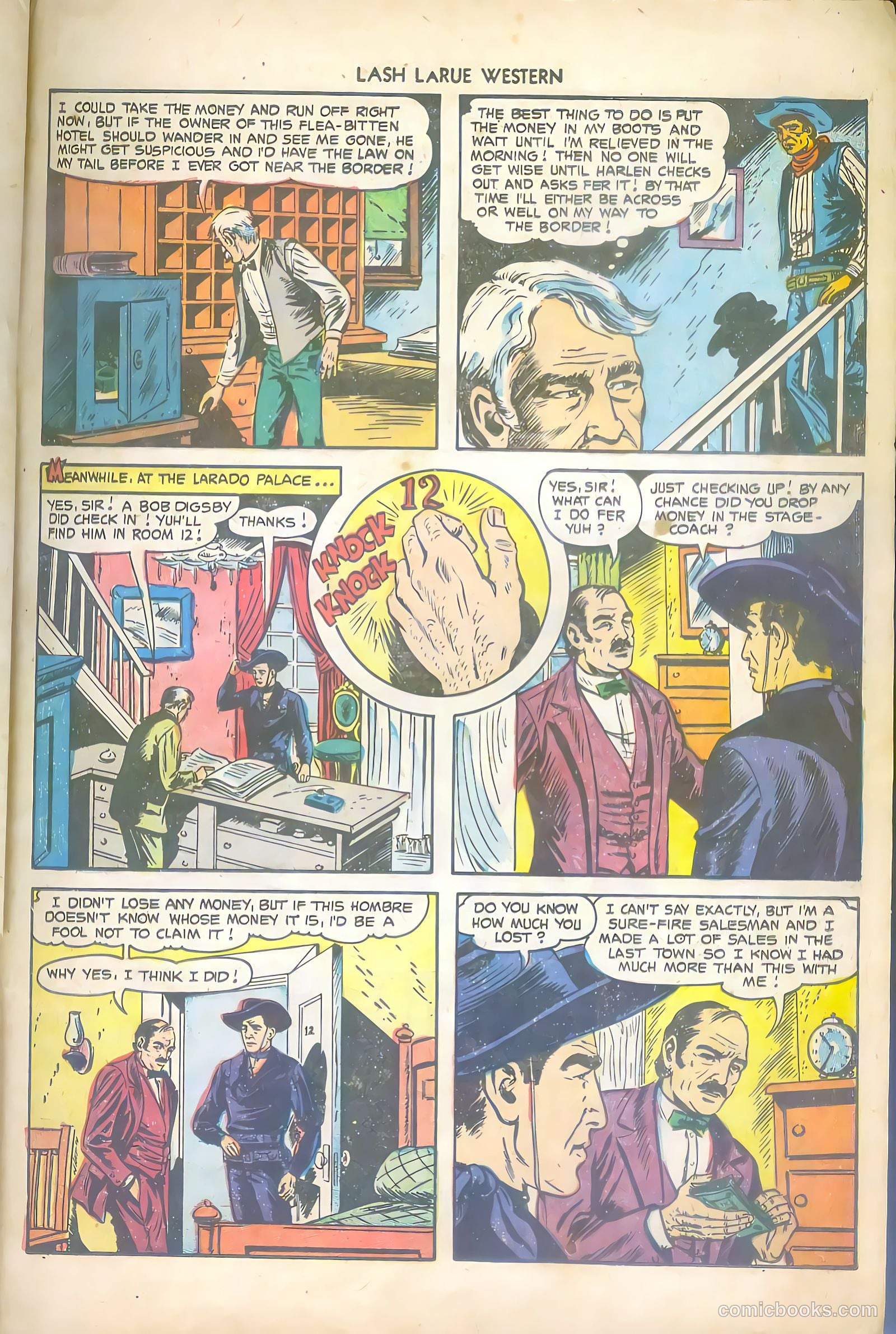 Lash LaRue Western #43 (1953) — page 21 of 36