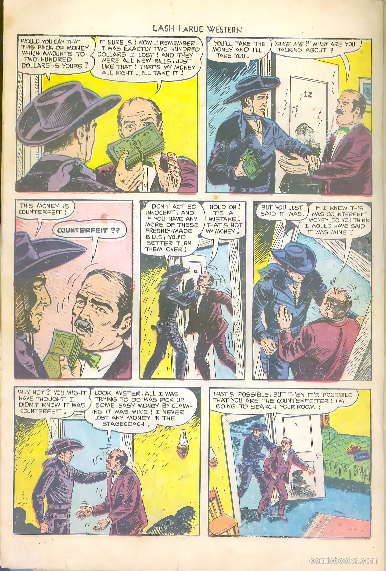 Lash LaRue Western #43 (1953) — page 22 of 36