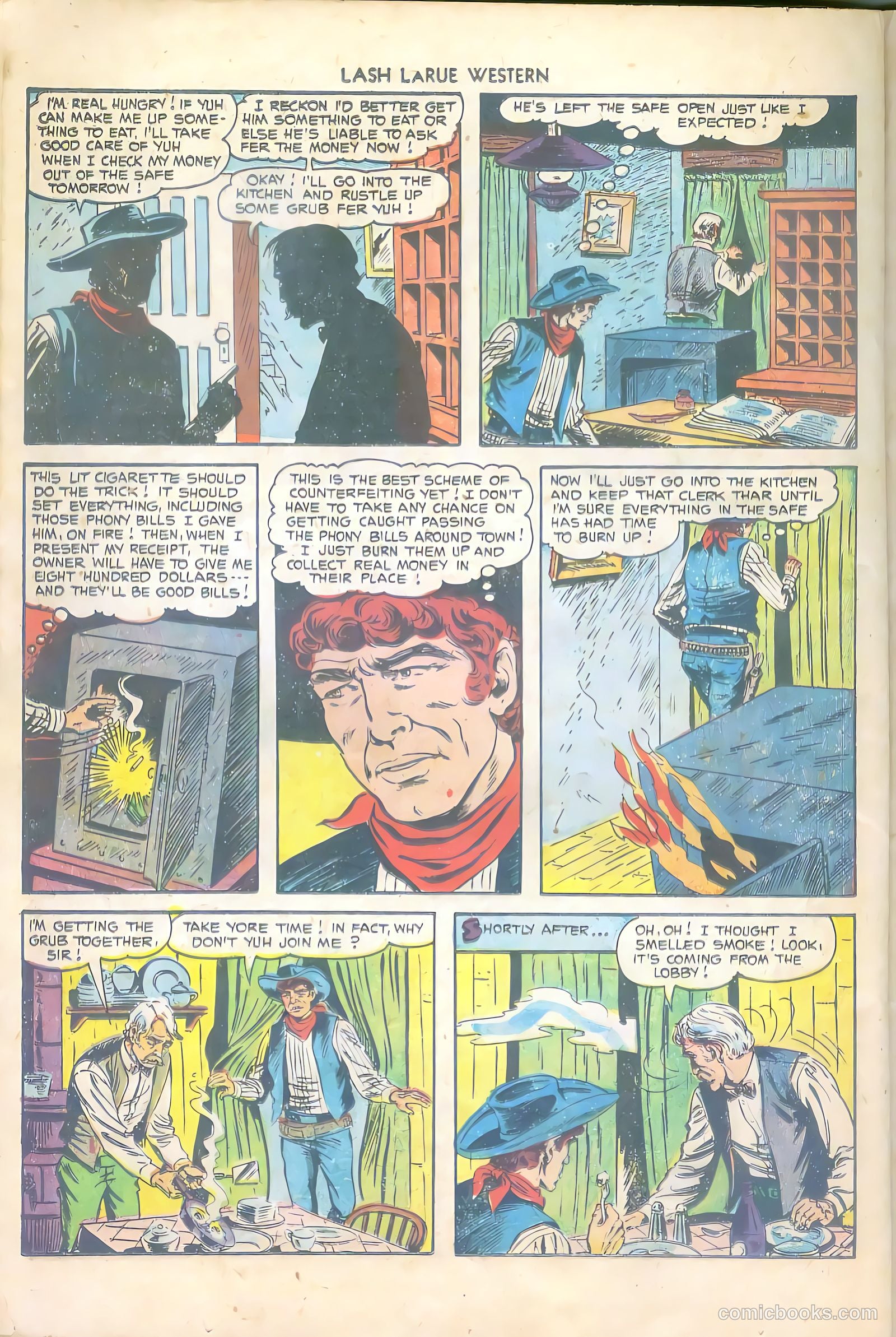 Lash LaRue Western #43 (1953) — page 24 of 36