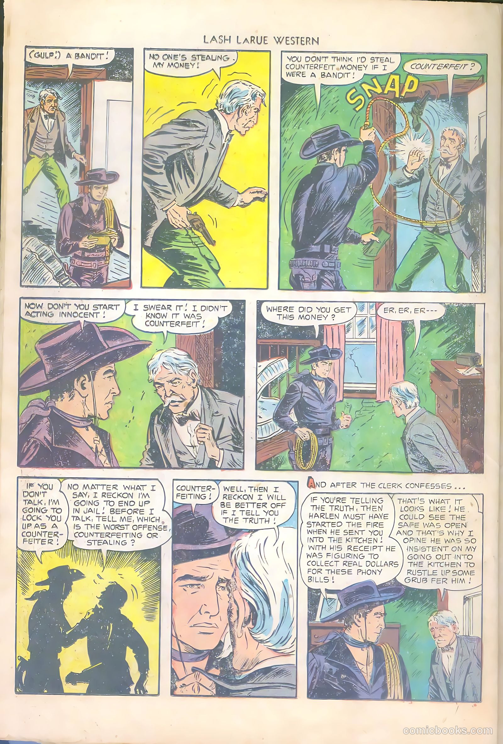 Lash LaRue Western #43 (1953) — page 26 of 36