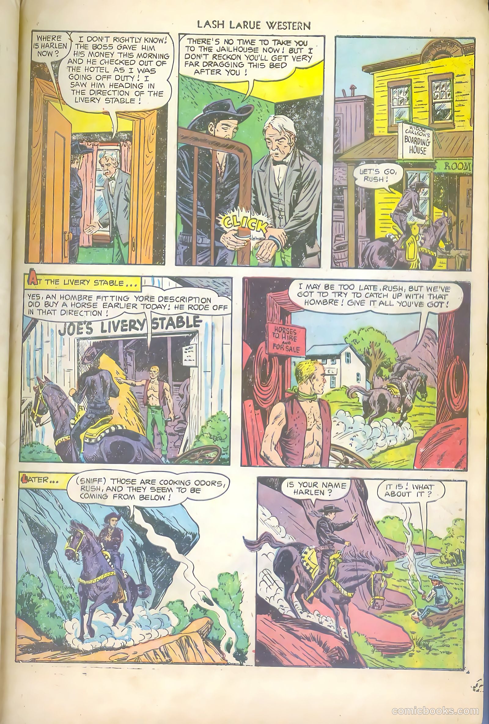 Lash LaRue Western #43 (1953) — page 27 of 36