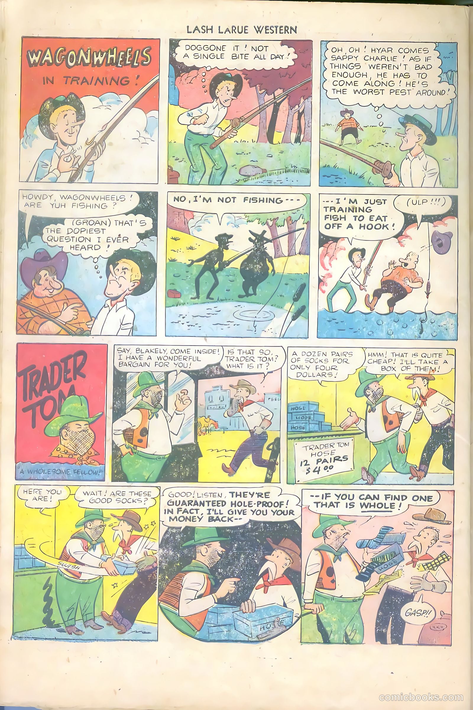 Lash LaRue Western #43 (1953) — page 30 of 36