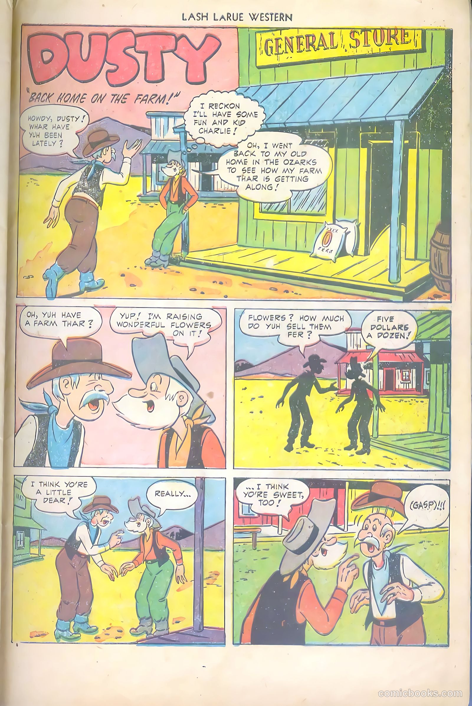 Lash LaRue Western #43 (1953) — page 31 of 36