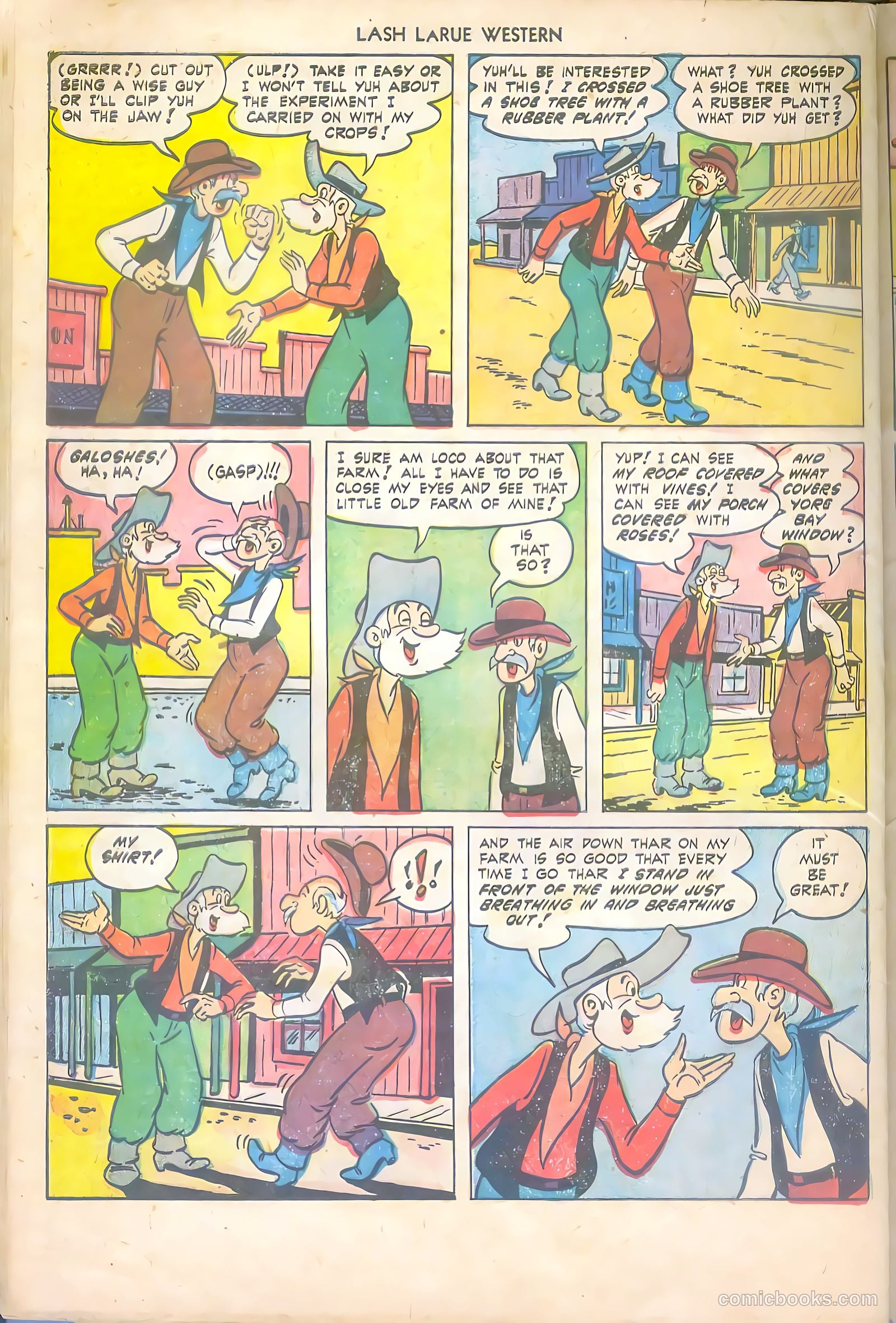 Lash LaRue Western #43 (1953) — page 32 of 36