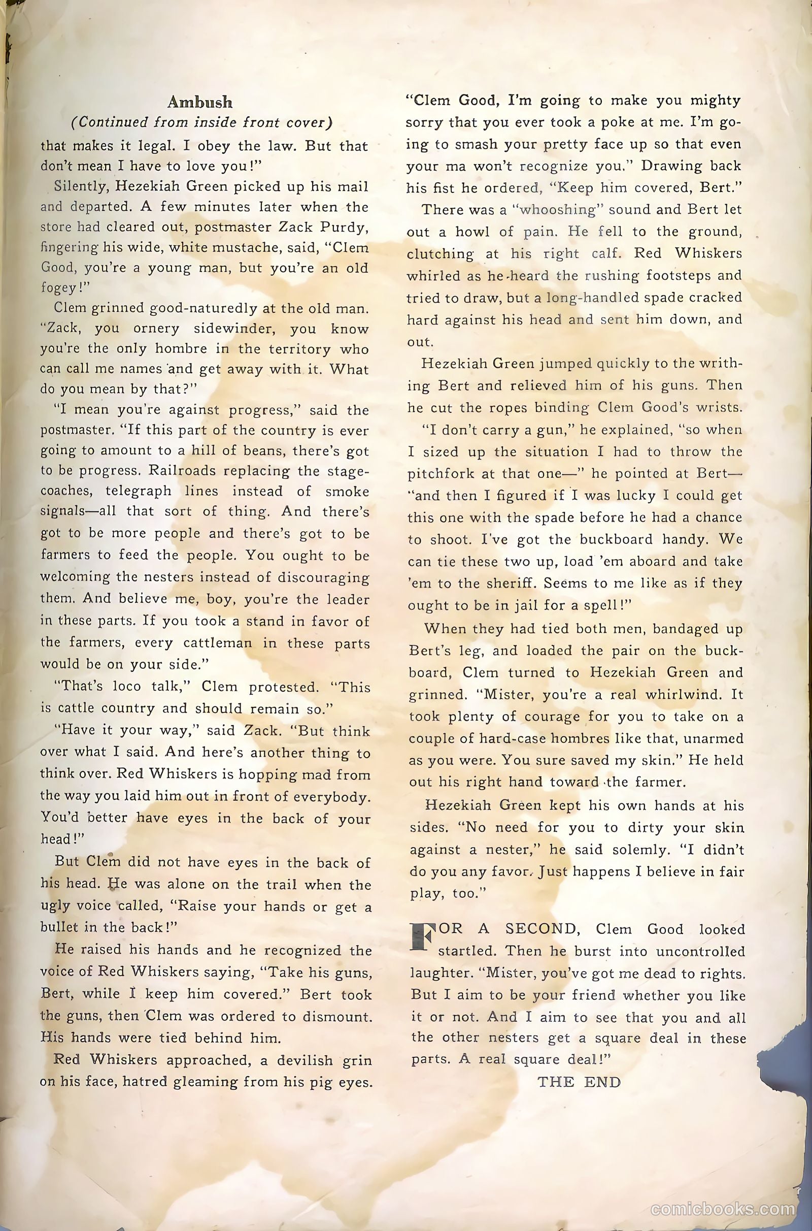 Lash LaRue Western #43 (1953) — page 35 of 36