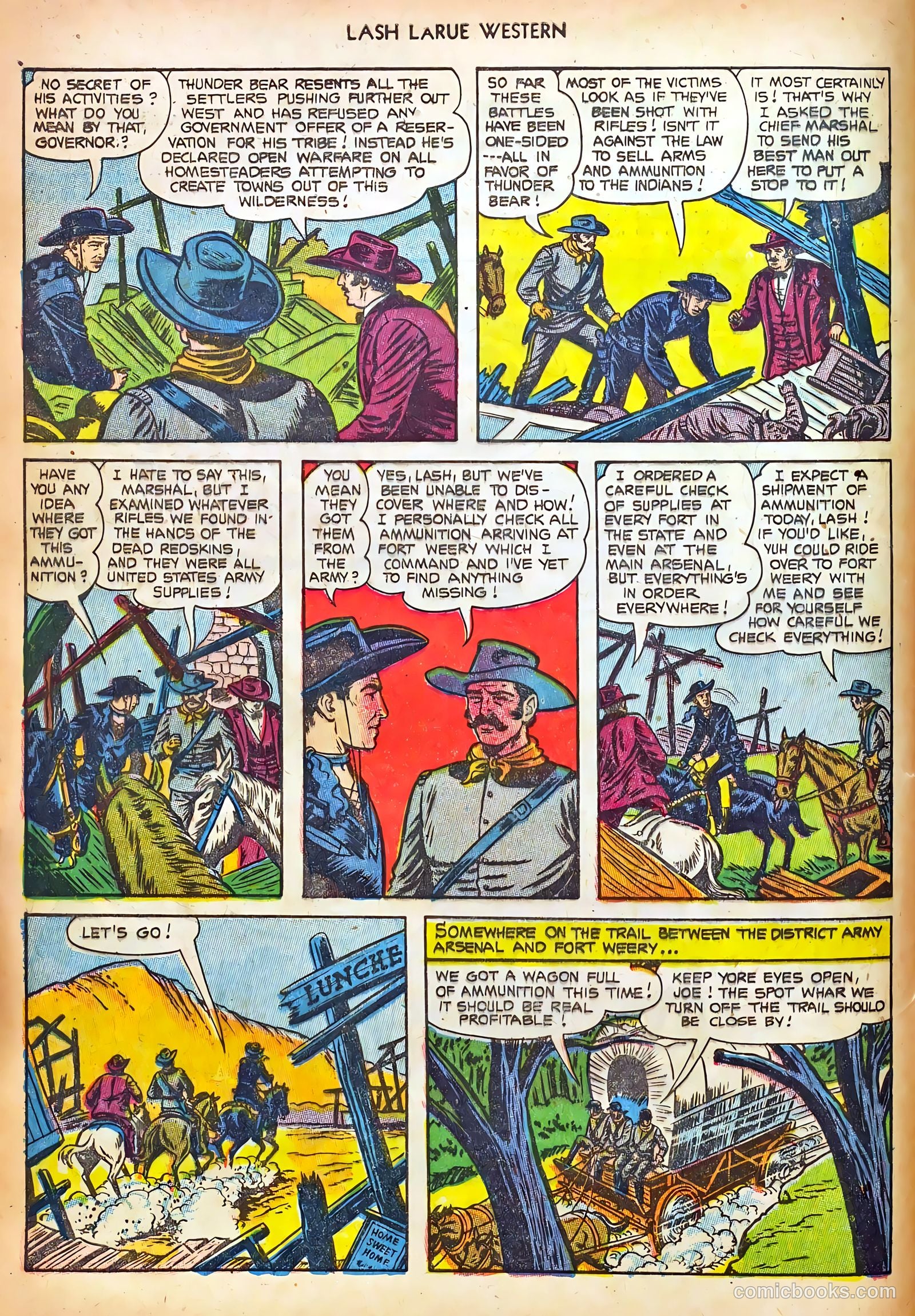 Lash LaRue Western #44 (1953) — page 4 of 36