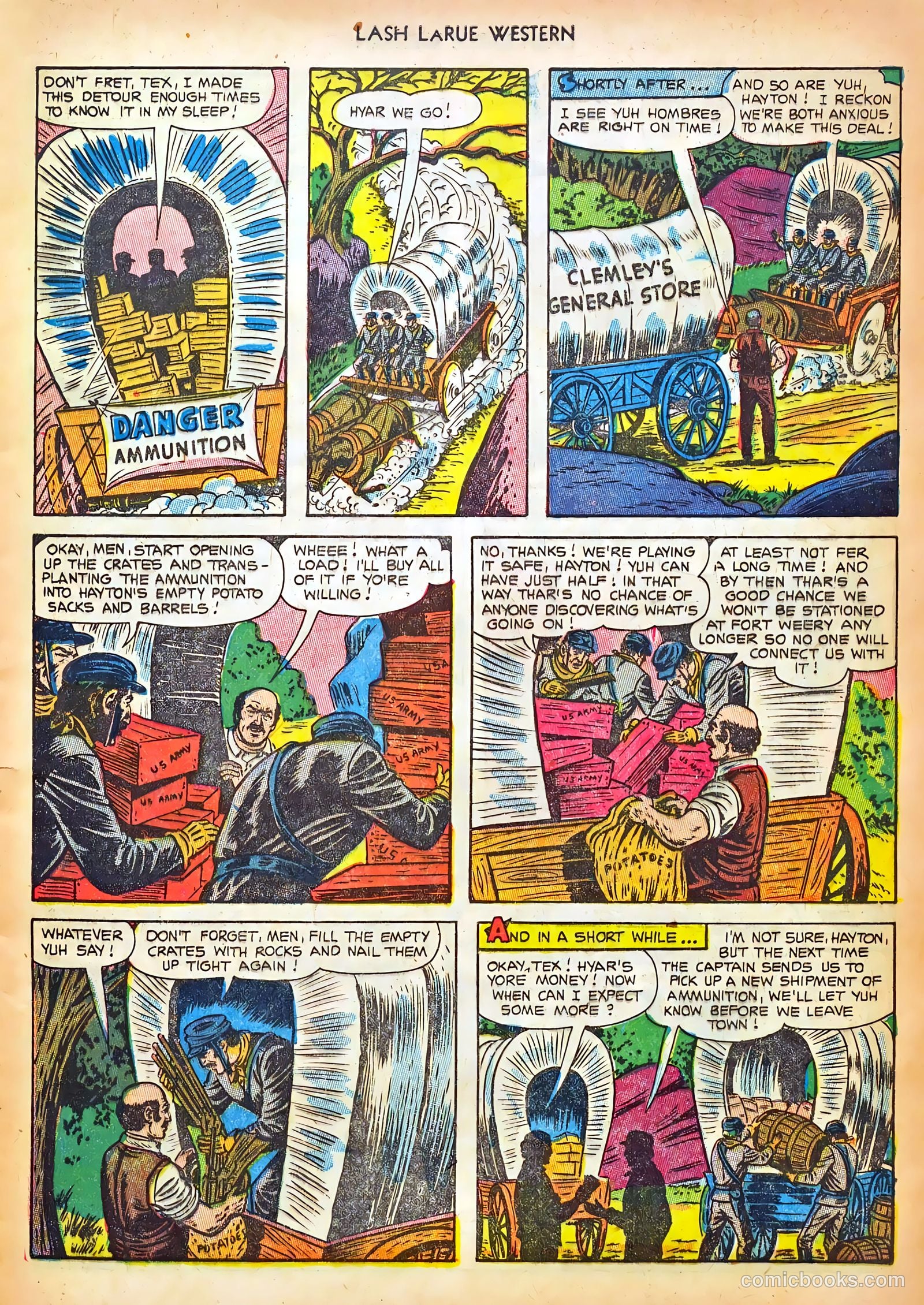 Lash LaRue Western #44 (1953) — page 5 of 36