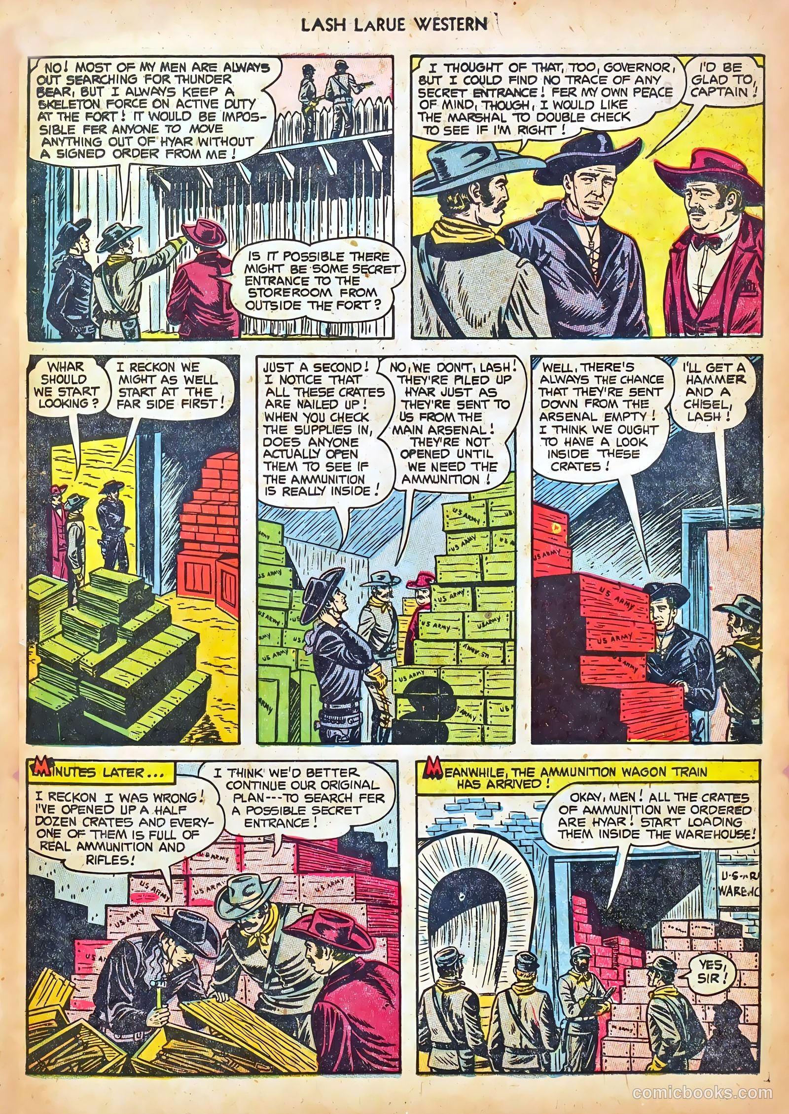 Lash LaRue Western #44 (1953) — page 7 of 36