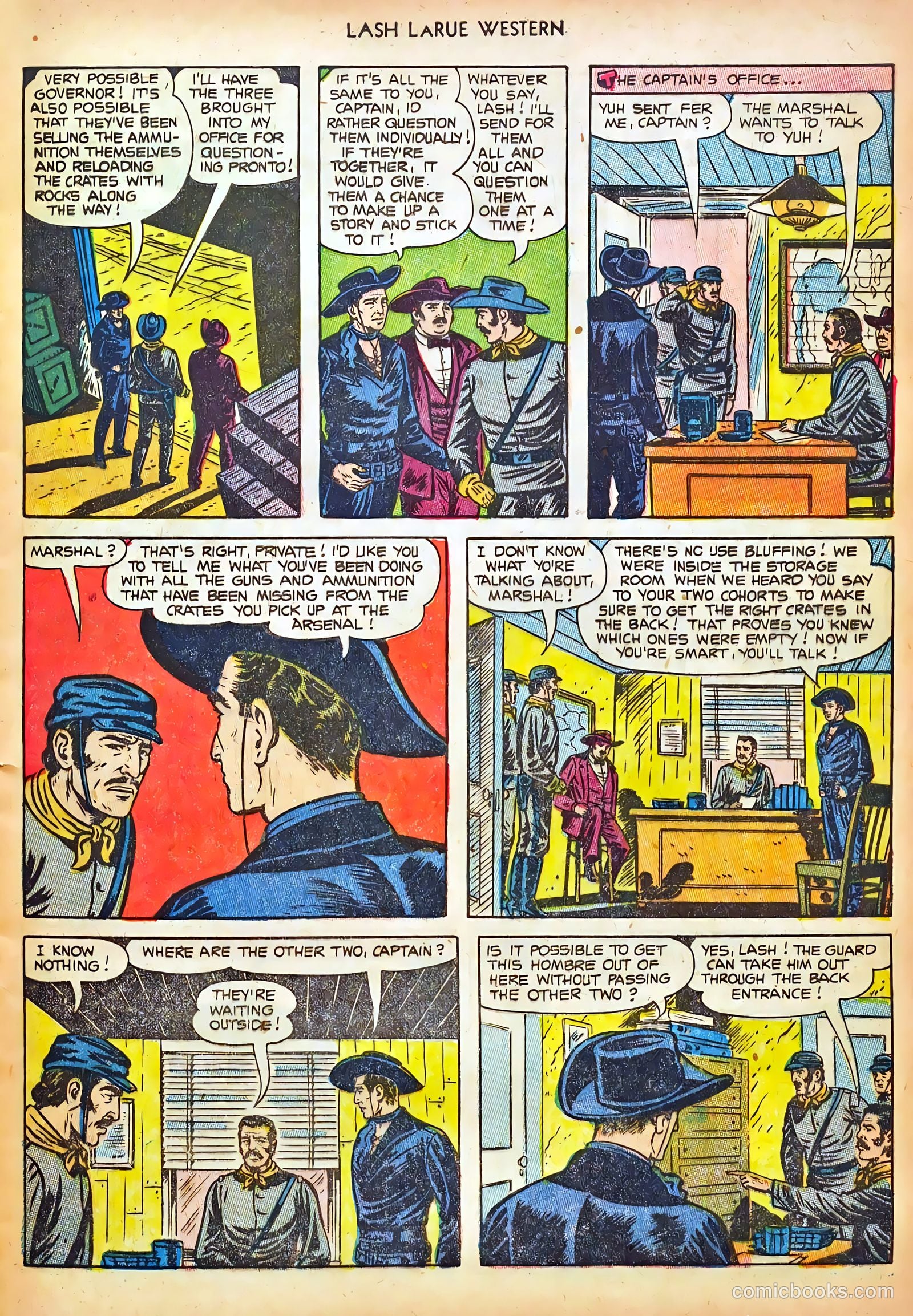 Lash LaRue Western #44 (1953) — page 9 of 36