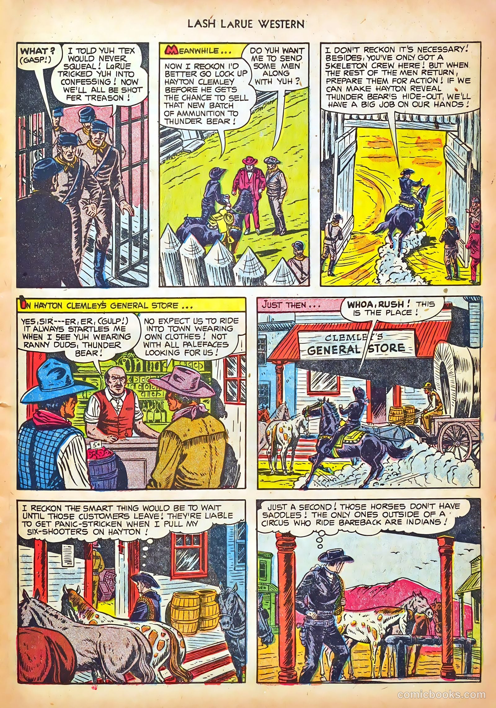 Lash LaRue Western #44 (1953) — page 11 of 36