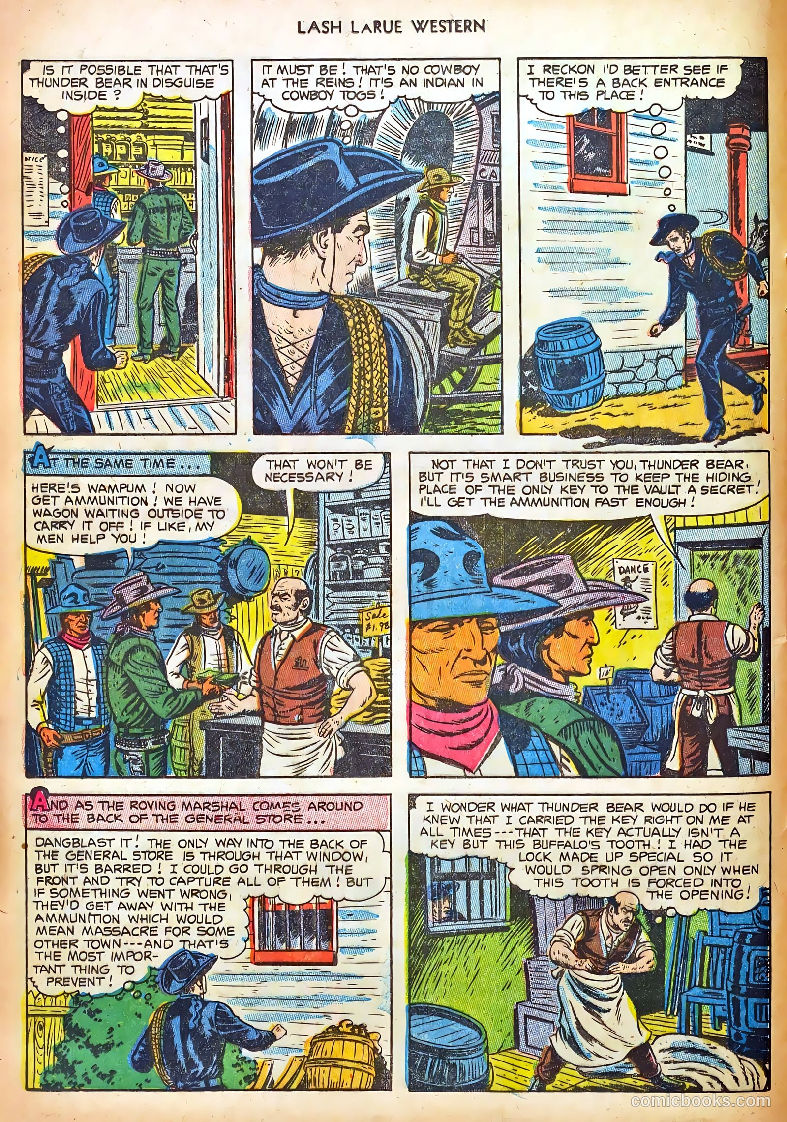 Lash LaRue Western #44 (1953) — page 12 of 36