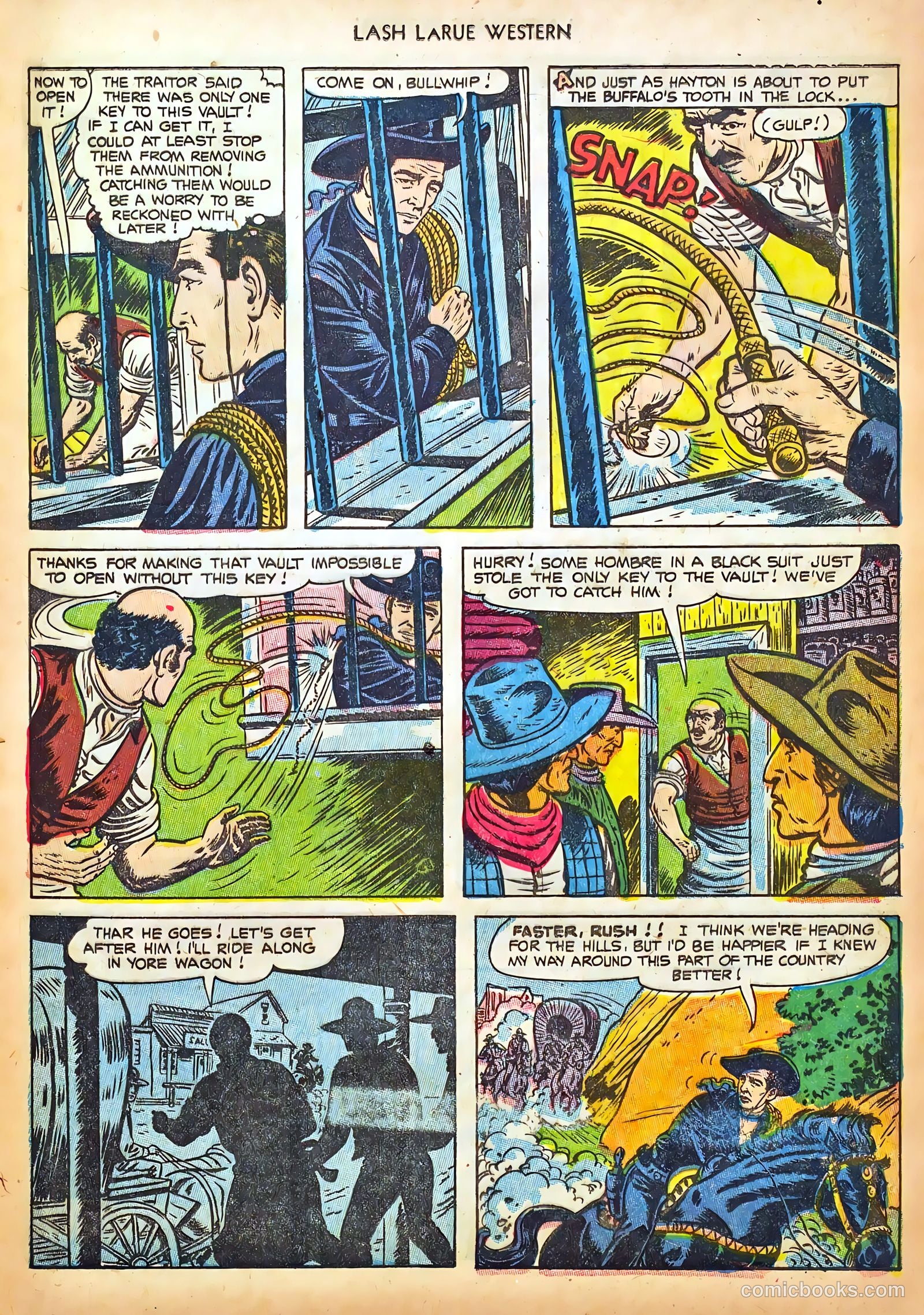 Lash LaRue Western #44 (1953) — page 13 of 36