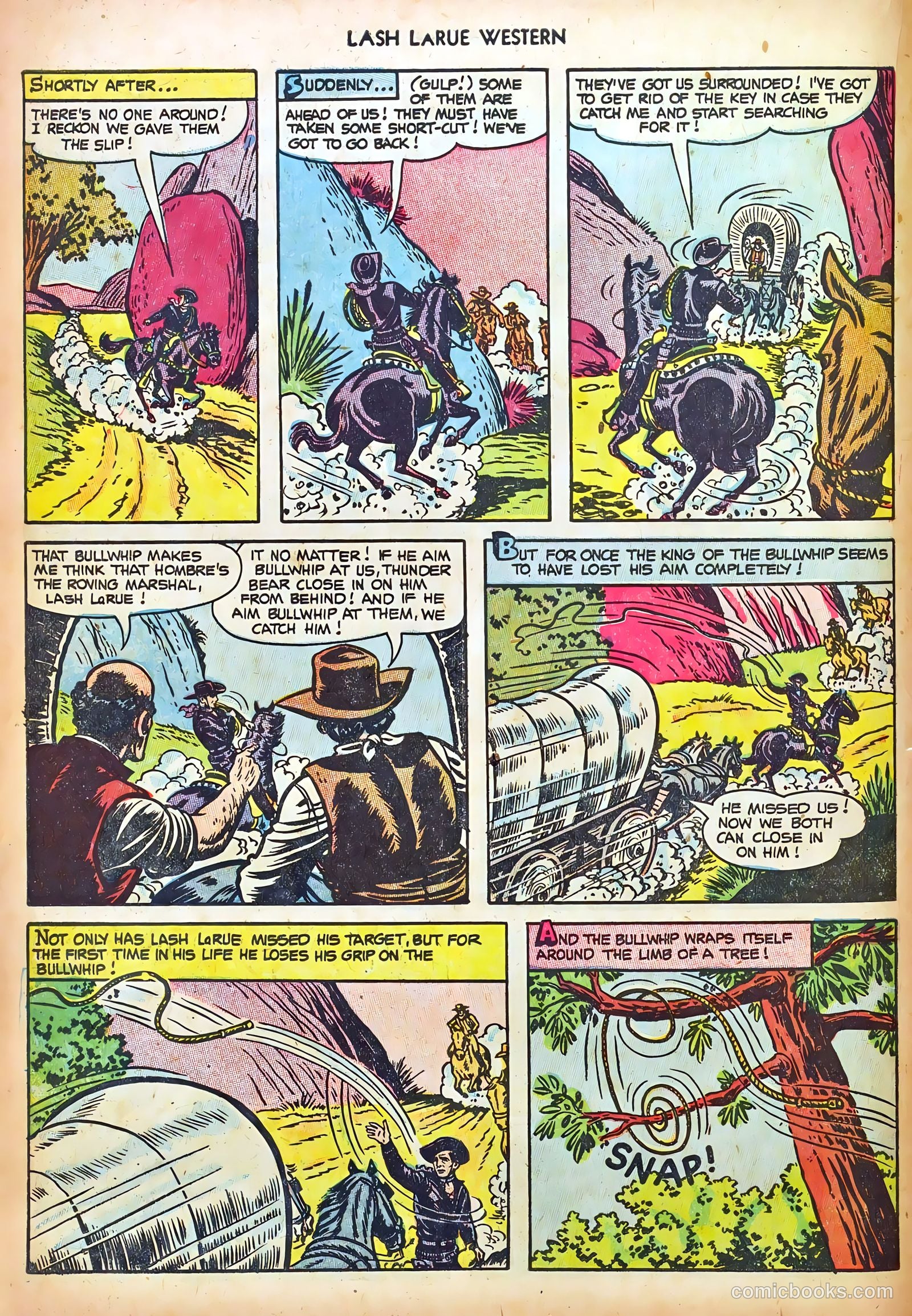 Lash LaRue Western #44 (1953) — page 14 of 36