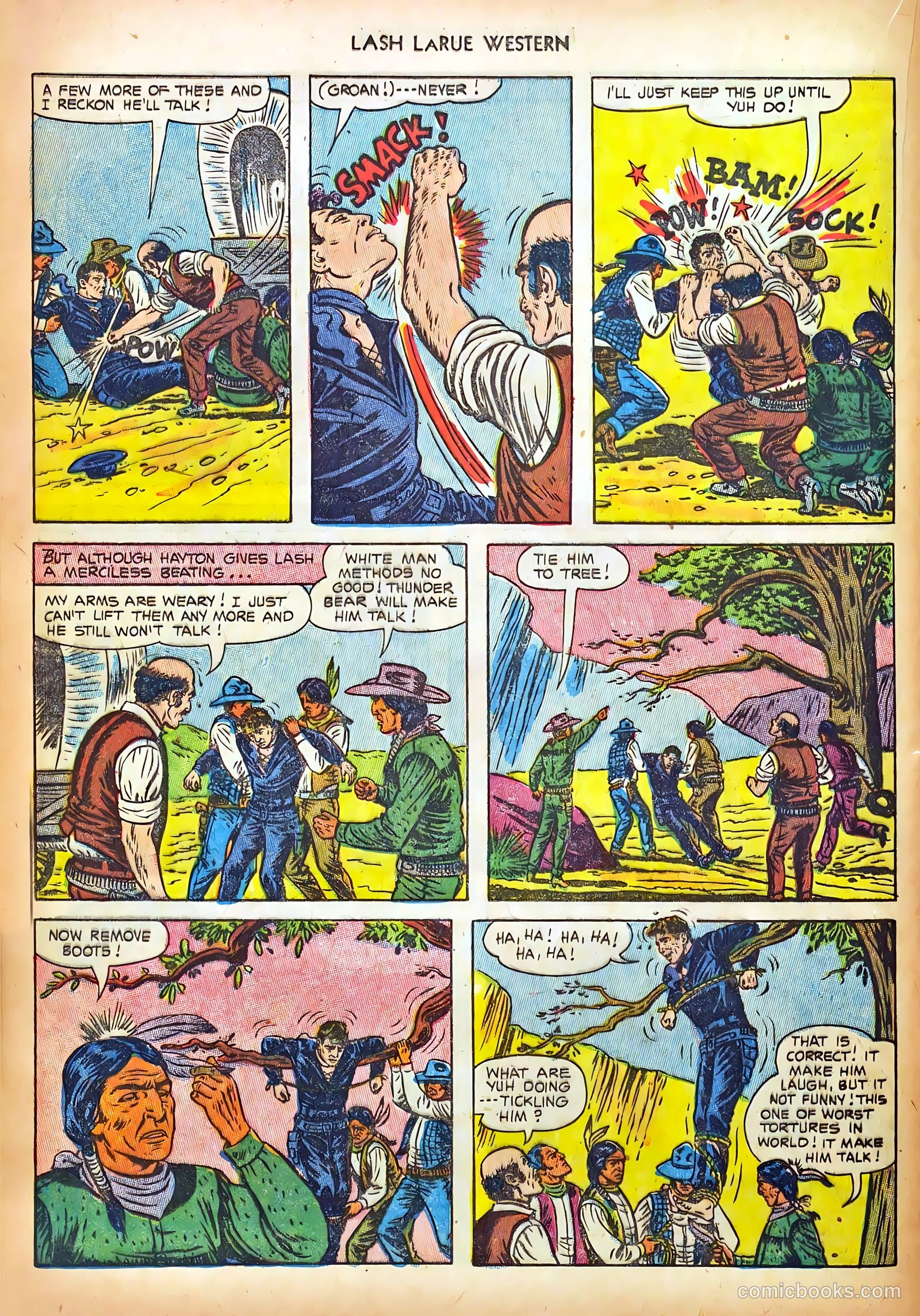 Lash LaRue Western #44 (1953) — page 16 of 36