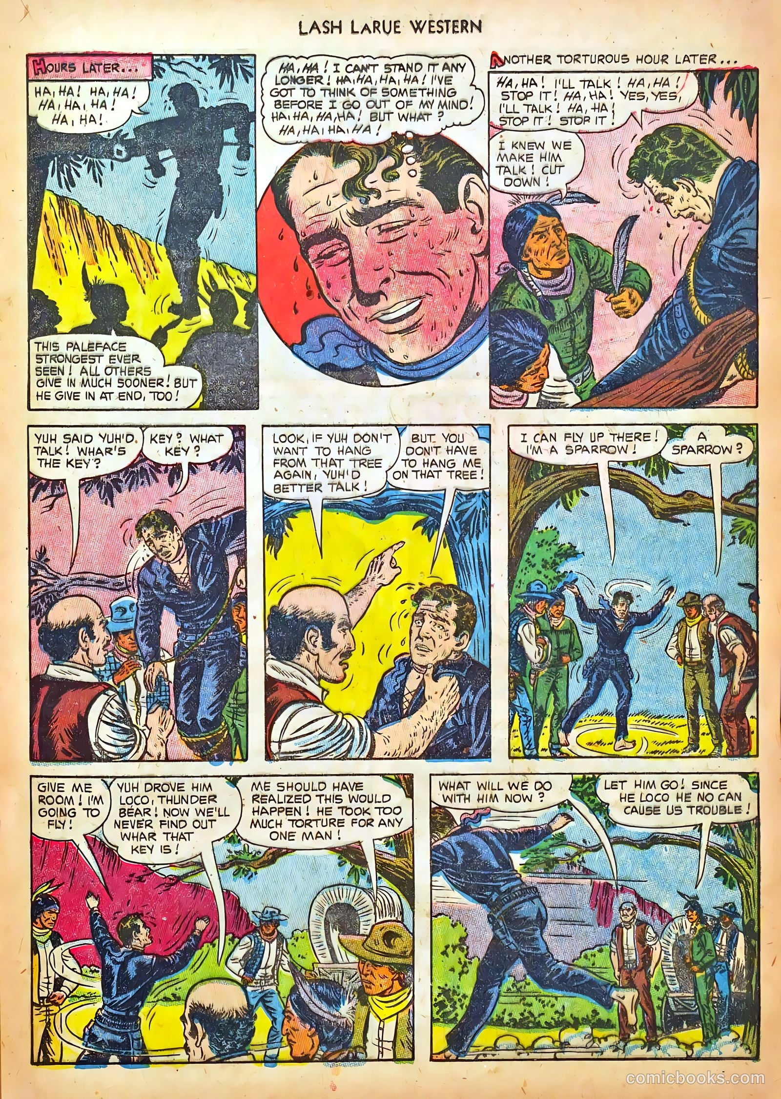 Lash LaRue Western #44 (1953) — page 17 of 36