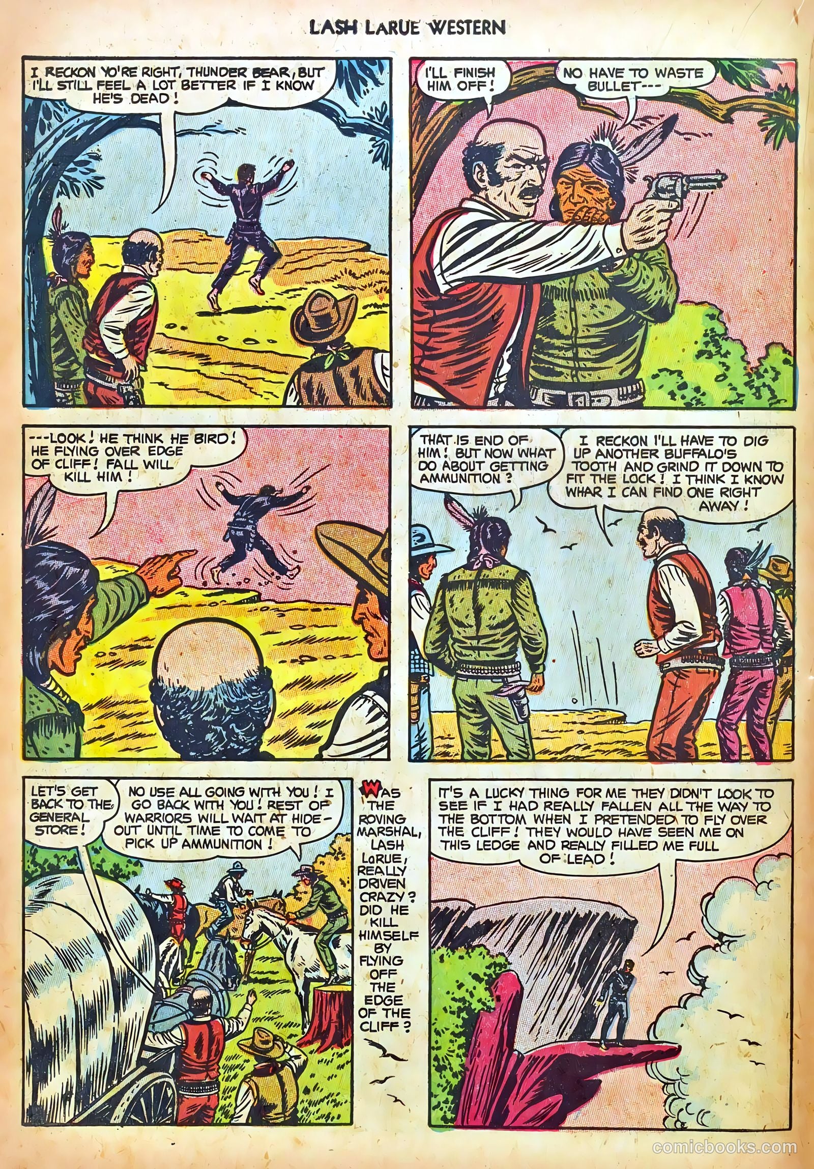 Lash LaRue Western #44 (1953) — page 18 of 36