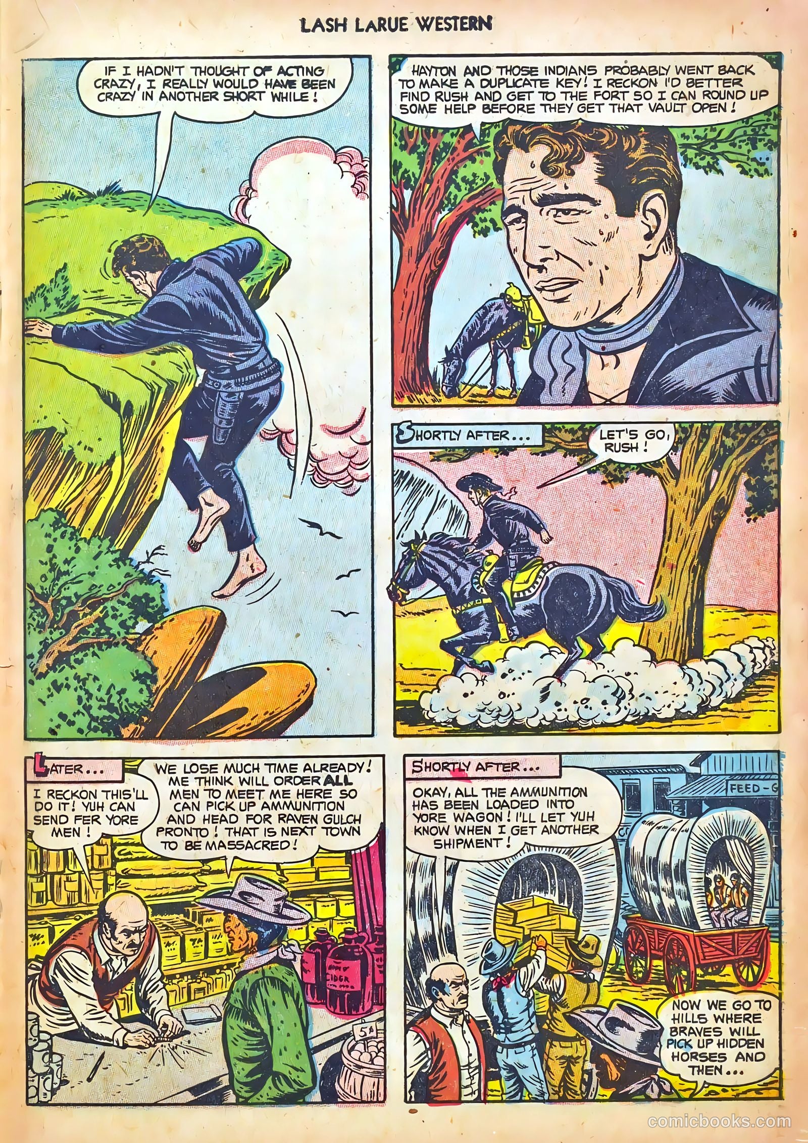 Lash LaRue Western #44 (1953) — page 19 of 36