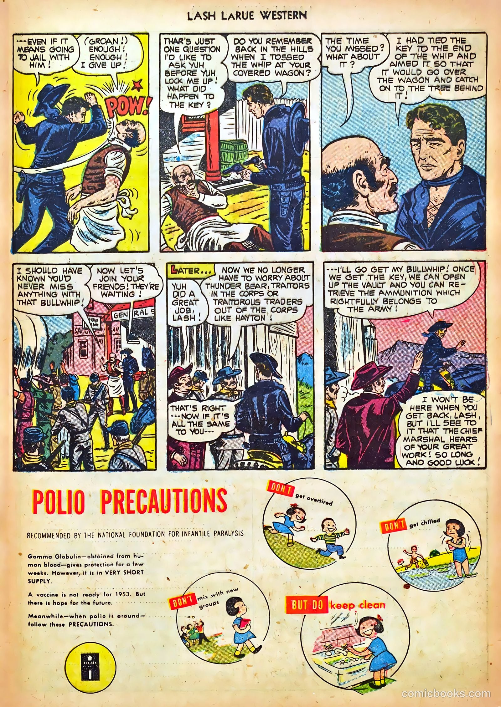 Lash LaRue Western #44 (1953) — page 21 of 36