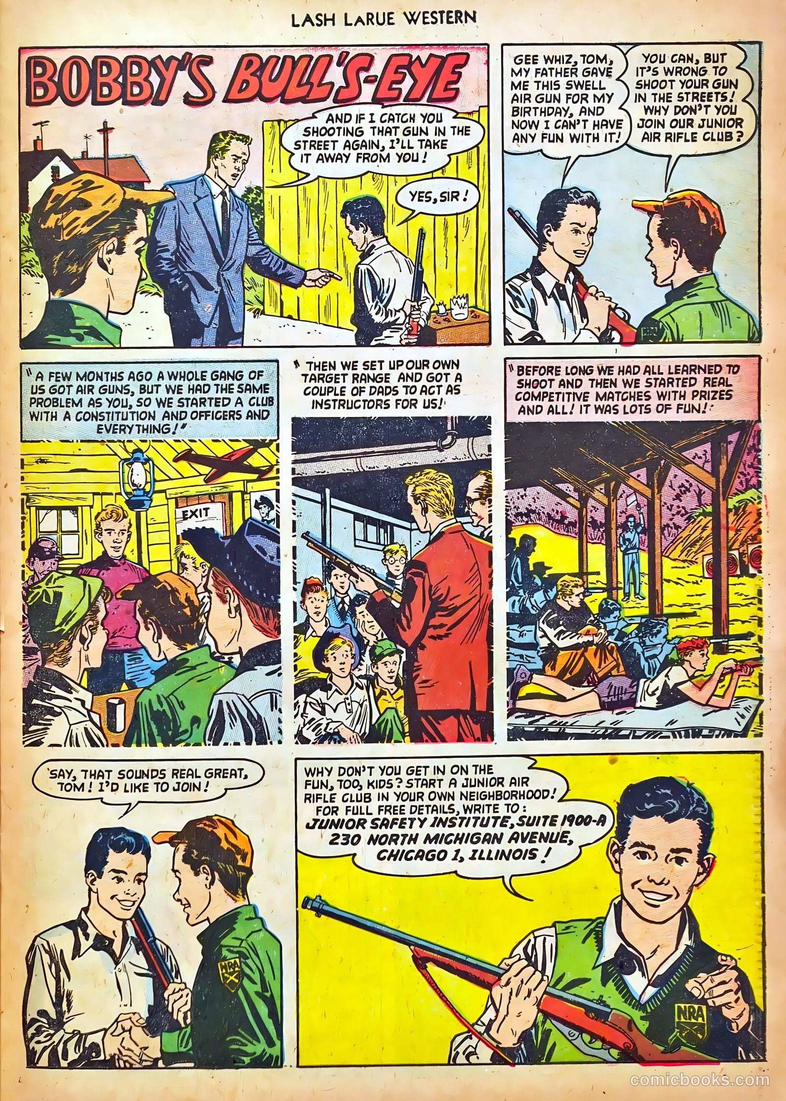 Lash LaRue Western #44 (1953) — page 23 of 36
