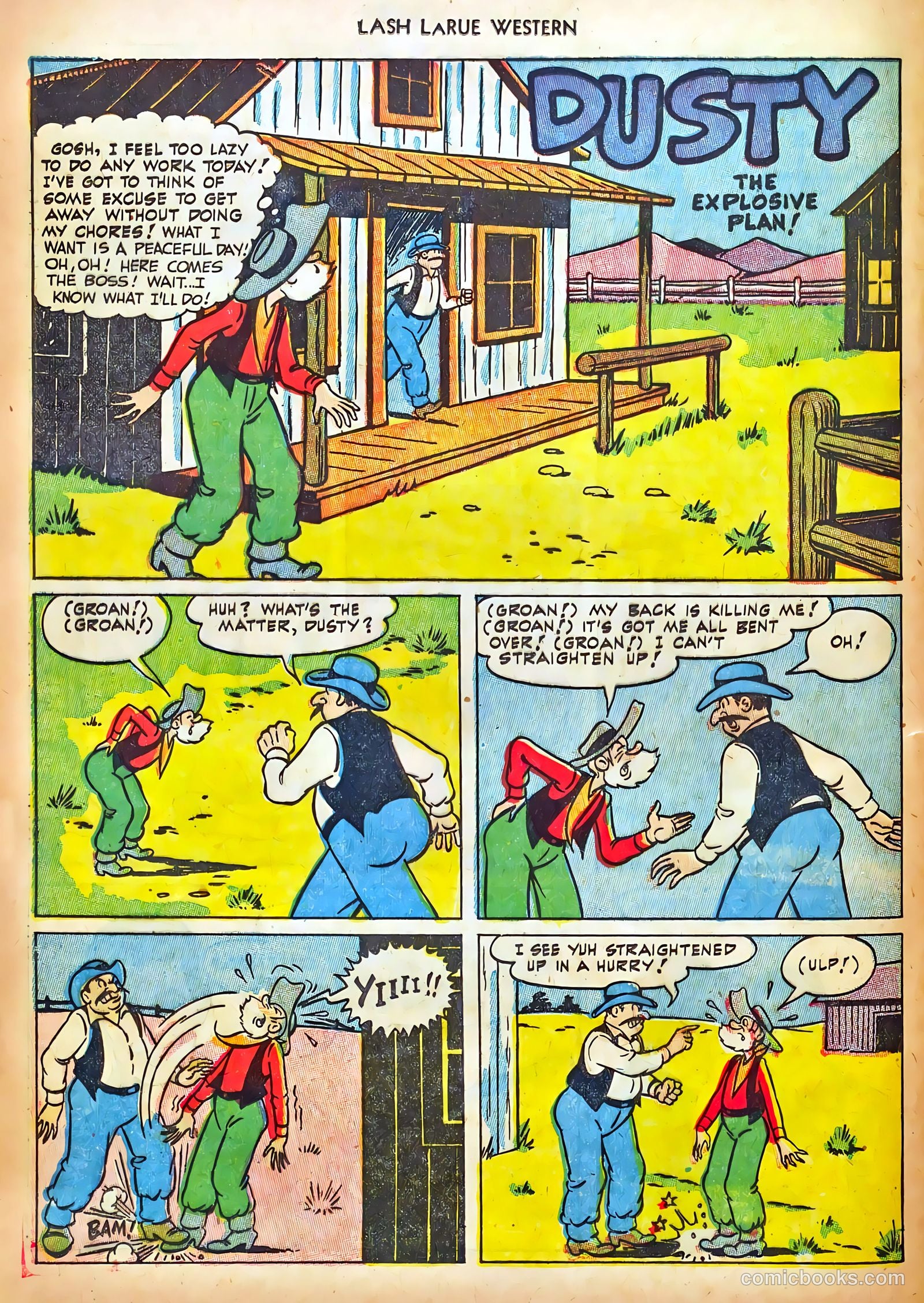 Lash LaRue Western #44 (1953) — page 24 of 36