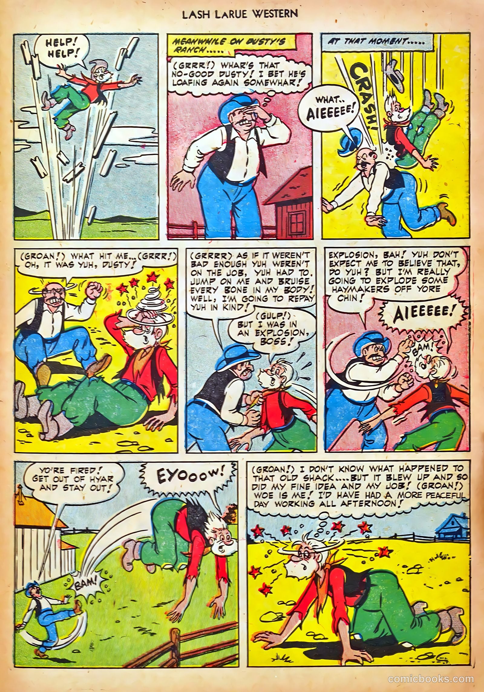 Lash LaRue Western #44 (1953) — page 27 of 36