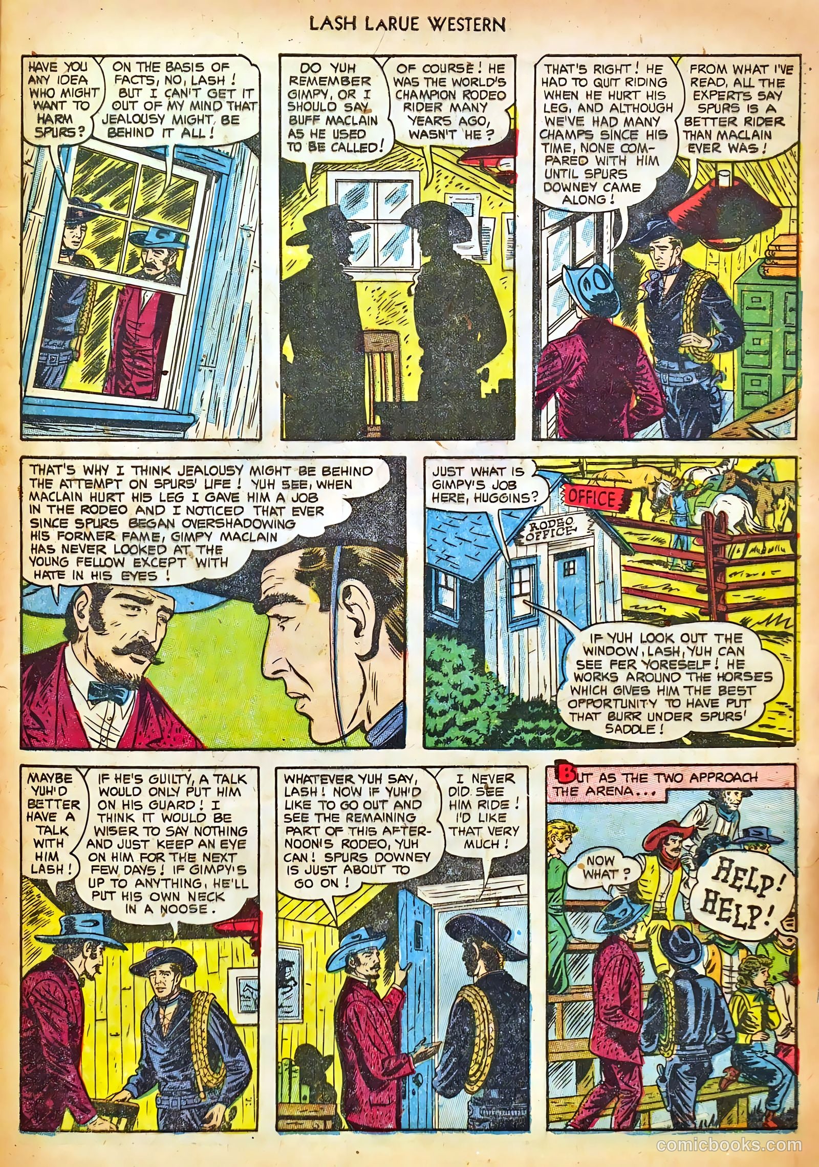Lash LaRue Western #44 (1953) — page 29 of 36