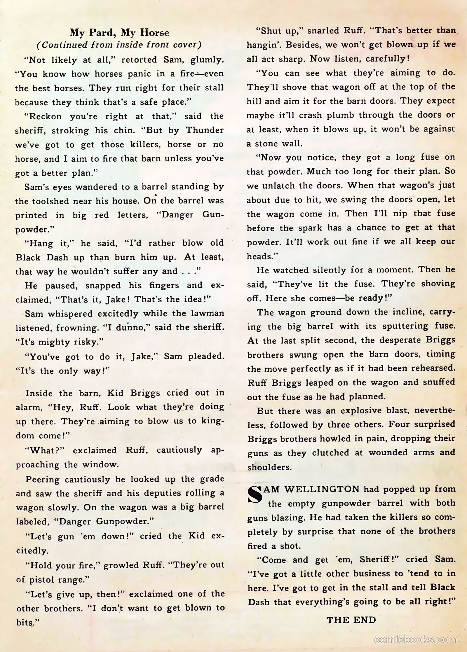 Lash LaRue Western #44 (1953) — page 35 of 36