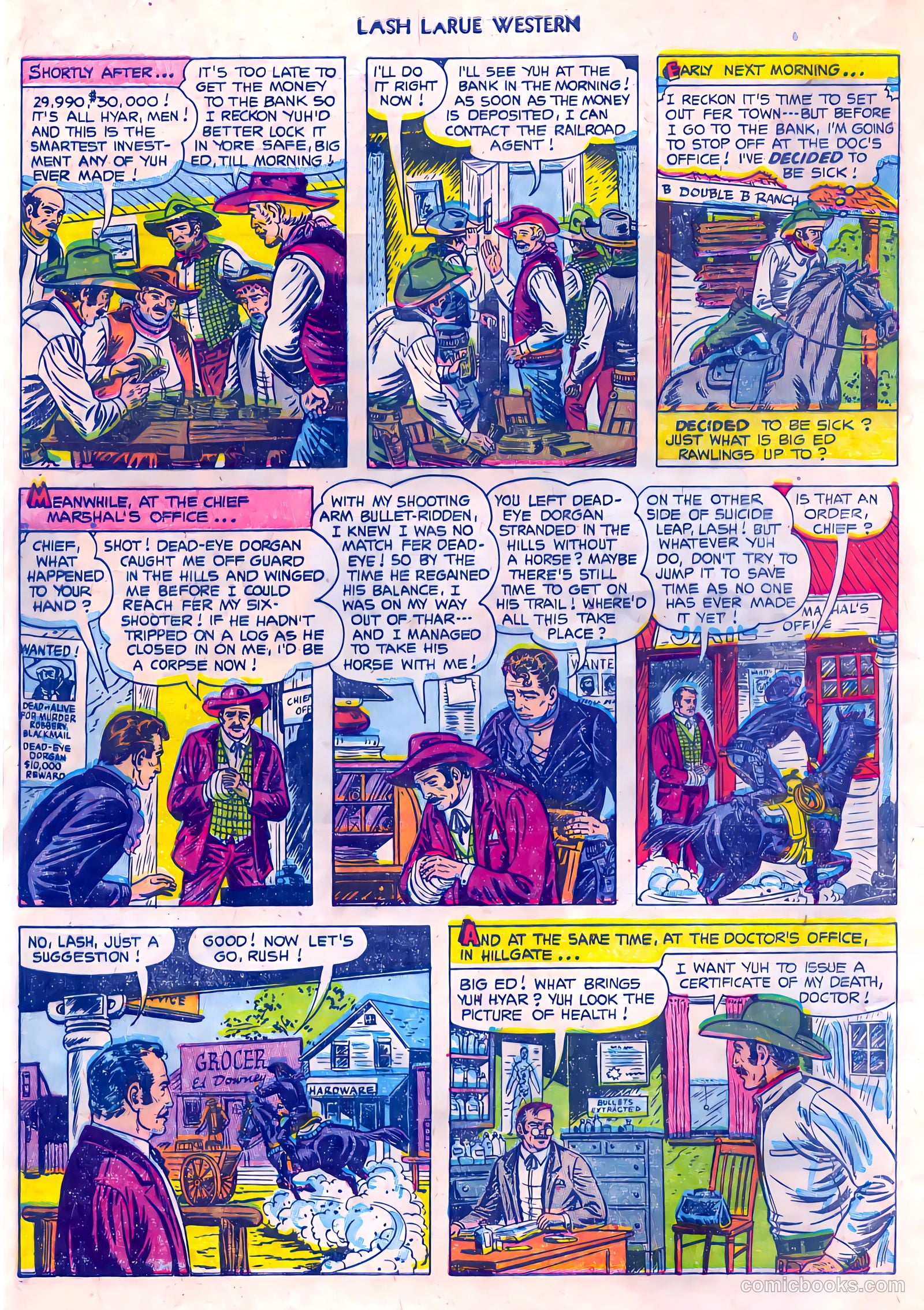 Lash LaRue Western #45 (1953) — page 4 of 36