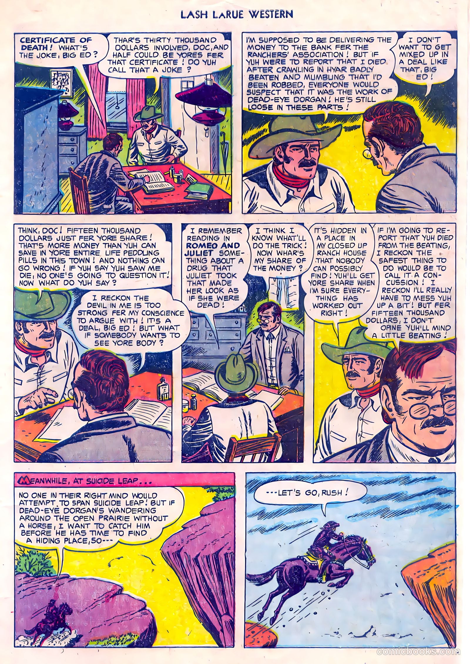 Lash LaRue Western #45 (1953) — page 5 of 36