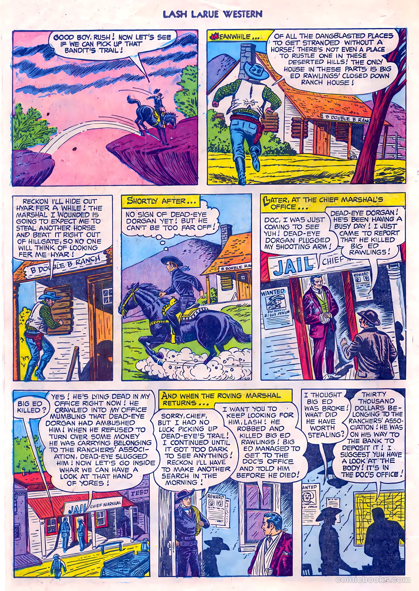 Lash LaRue Western #45 (1953) — page 6 of 36