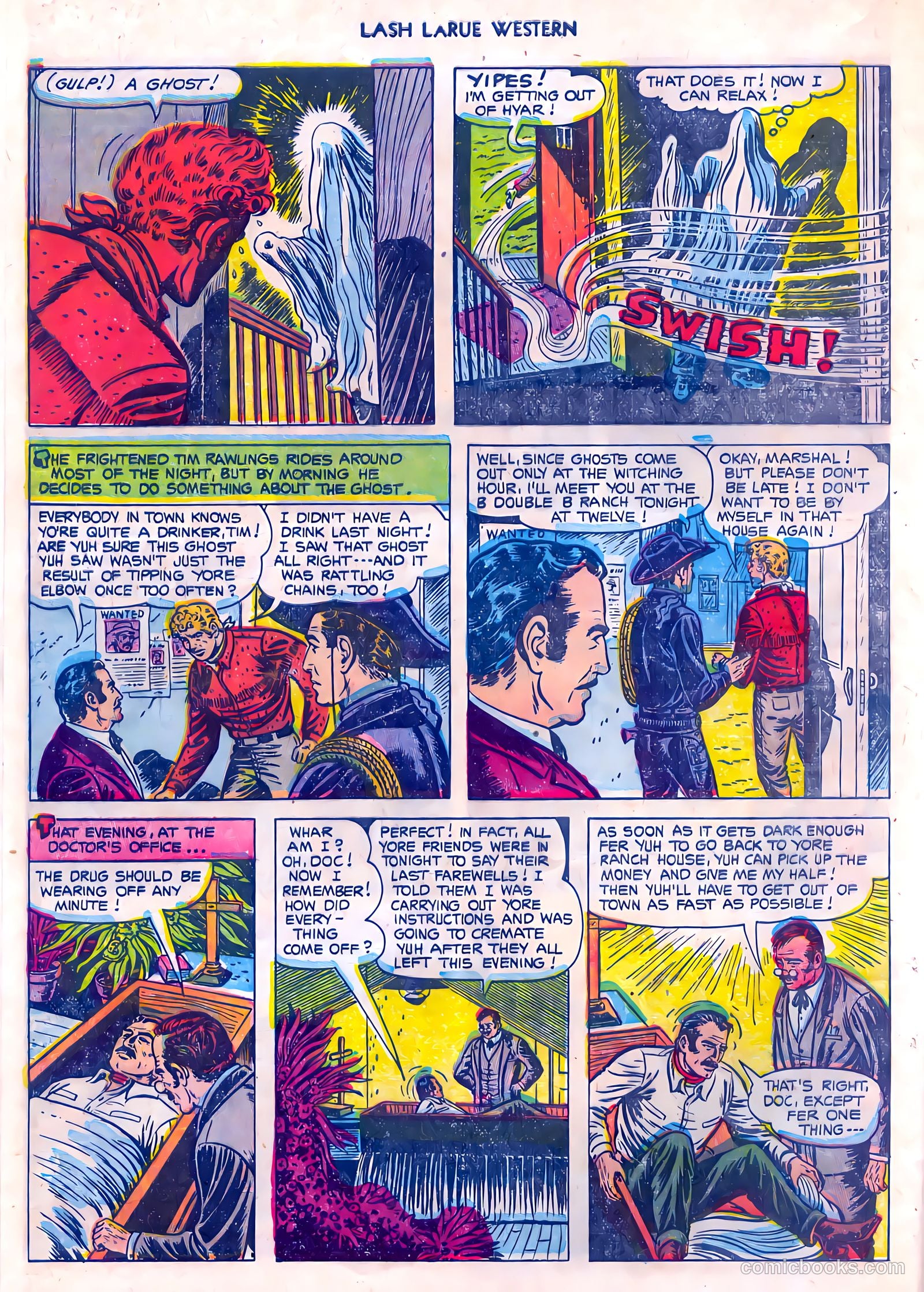 Lash LaRue Western #45 (1953) — page 8 of 36