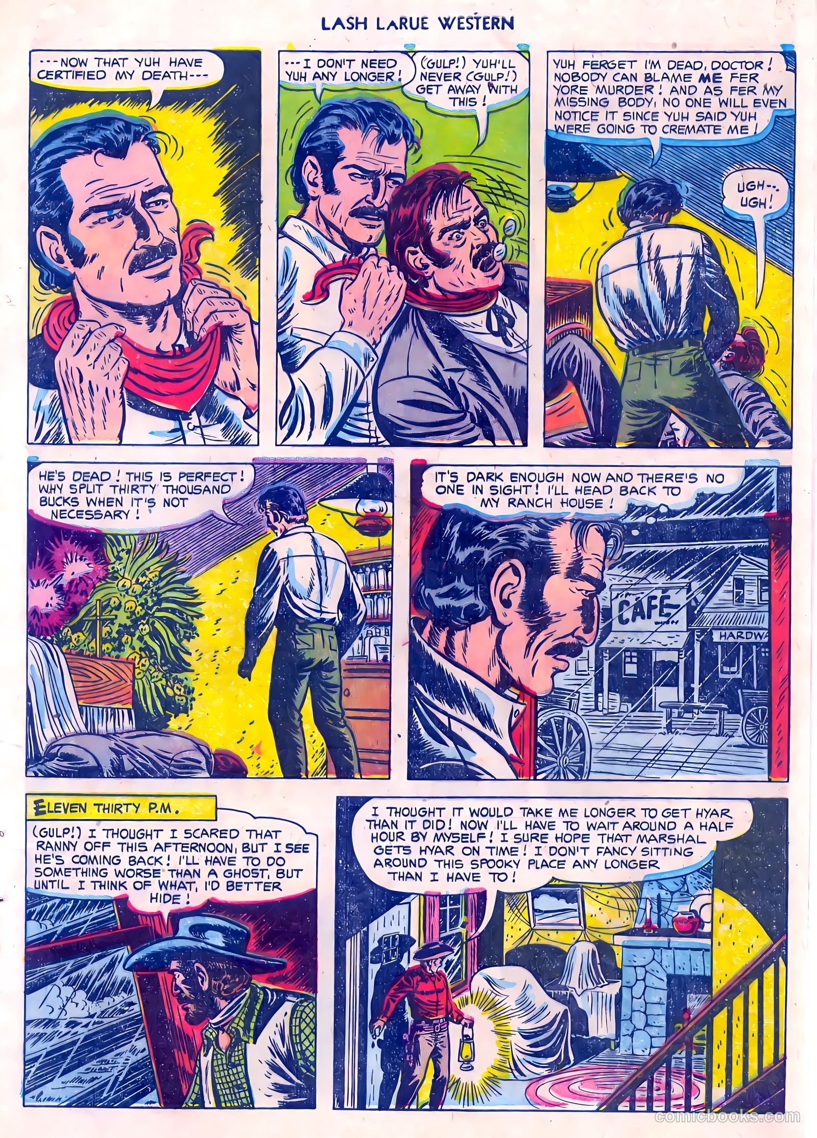 Lash LaRue Western #45 (1953) — page 9 of 36