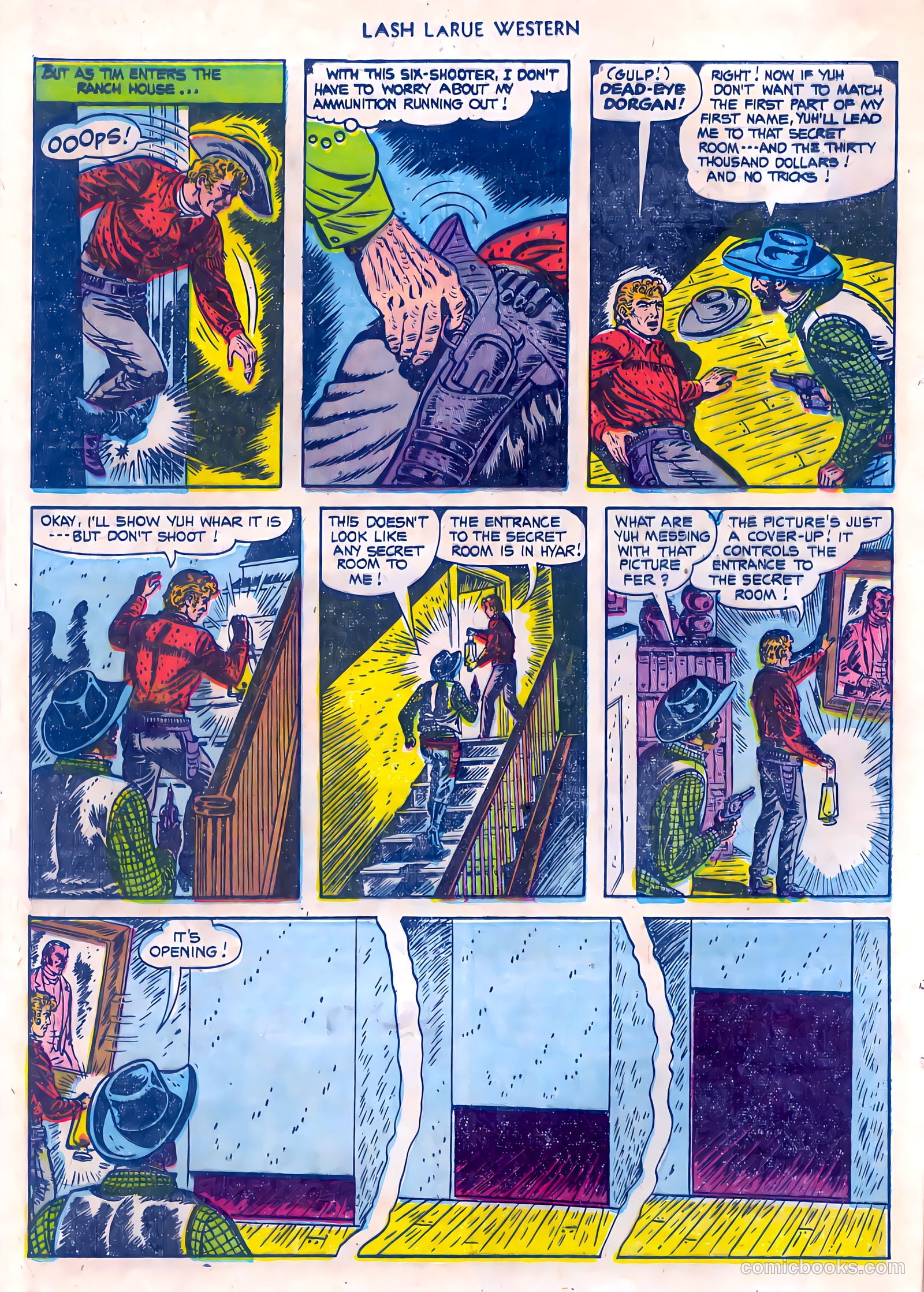 Lash LaRue Western #45 (1953) — page 12 of 36