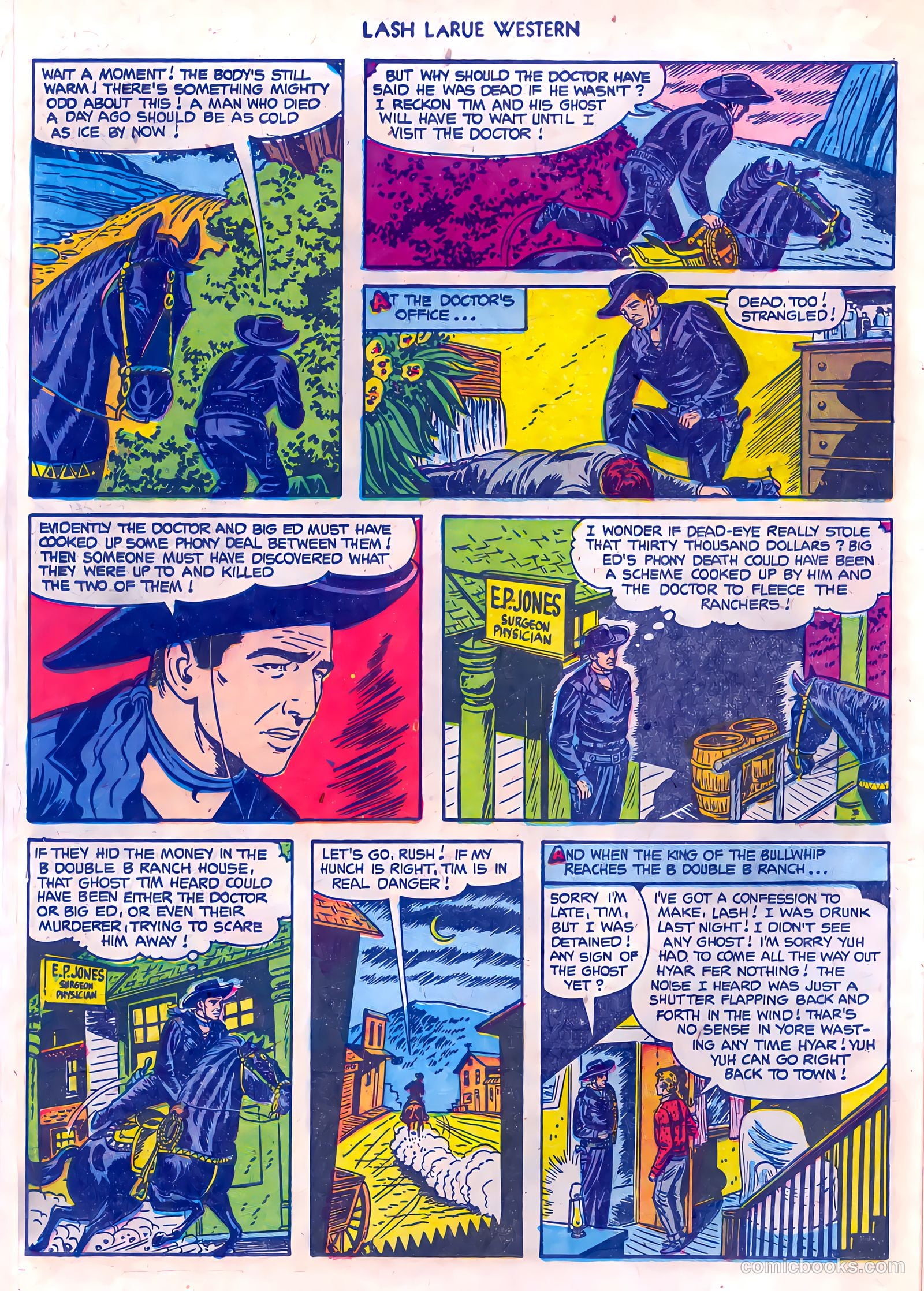 Lash LaRue Western #45 (1953) — page 14 of 36