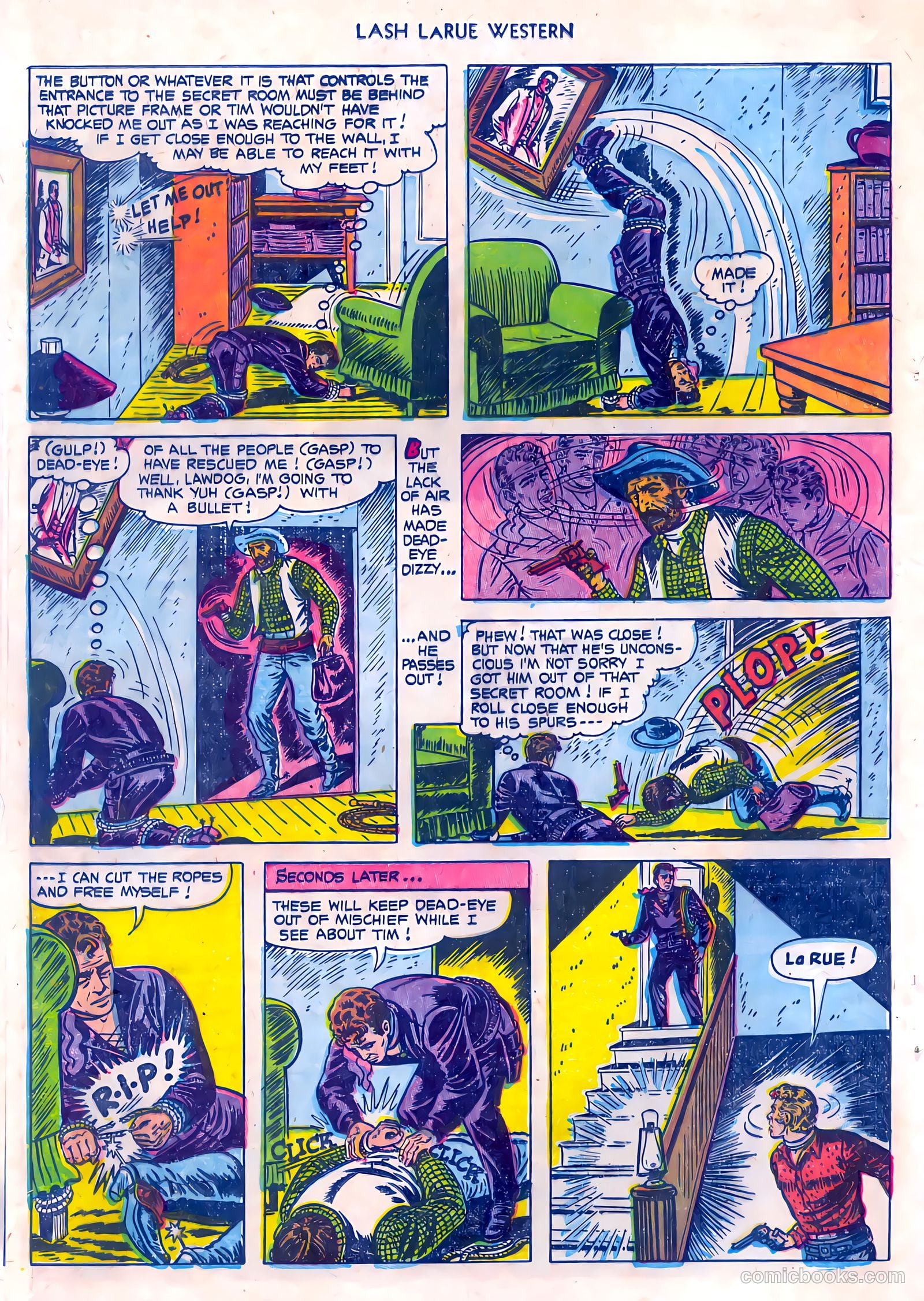 Lash LaRue Western #45 (1953) — page 16 of 36