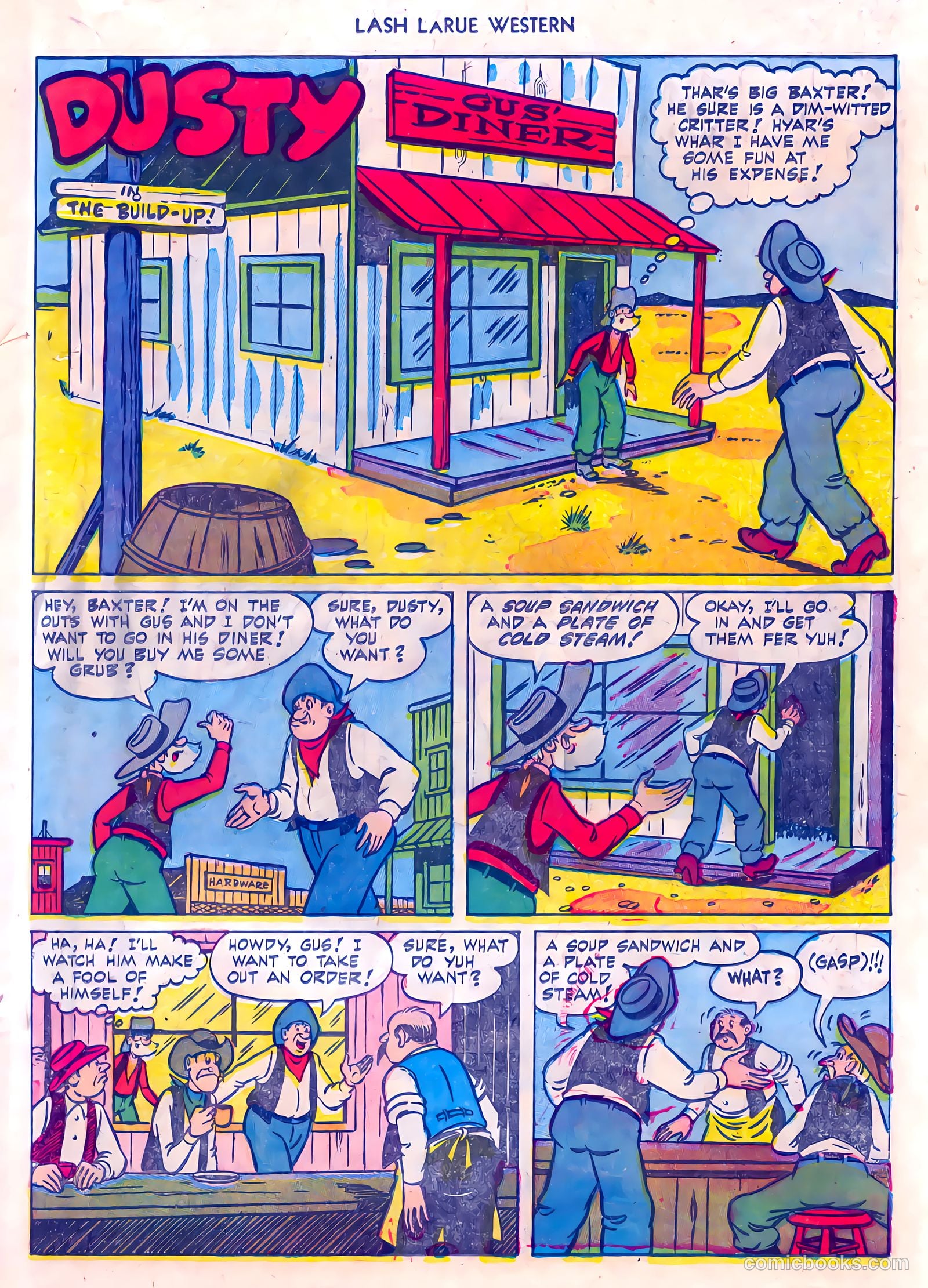 Lash LaRue Western #45 (1953) — page 19 of 36