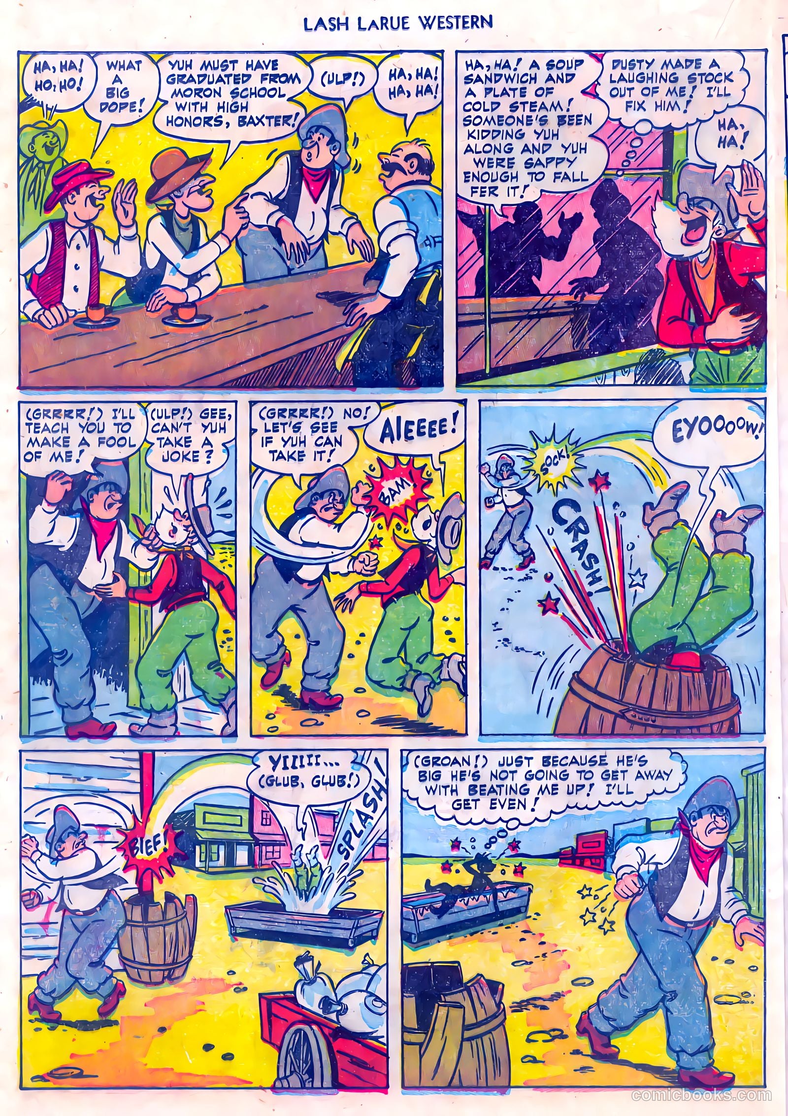Lash LaRue Western #45 (1953) — page 20 of 36