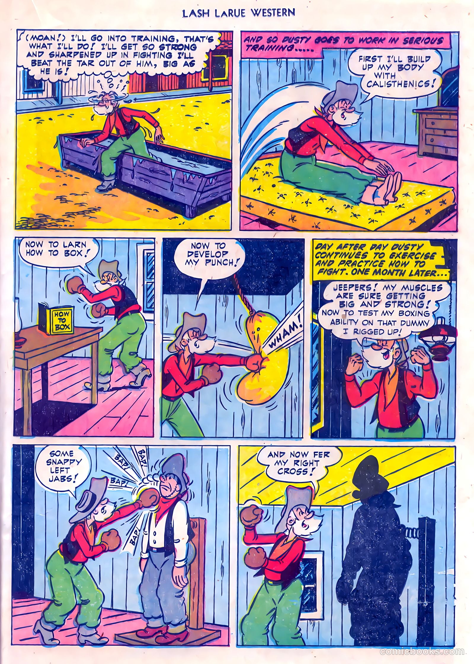 Lash LaRue Western #45 (1953) — page 21 of 36
