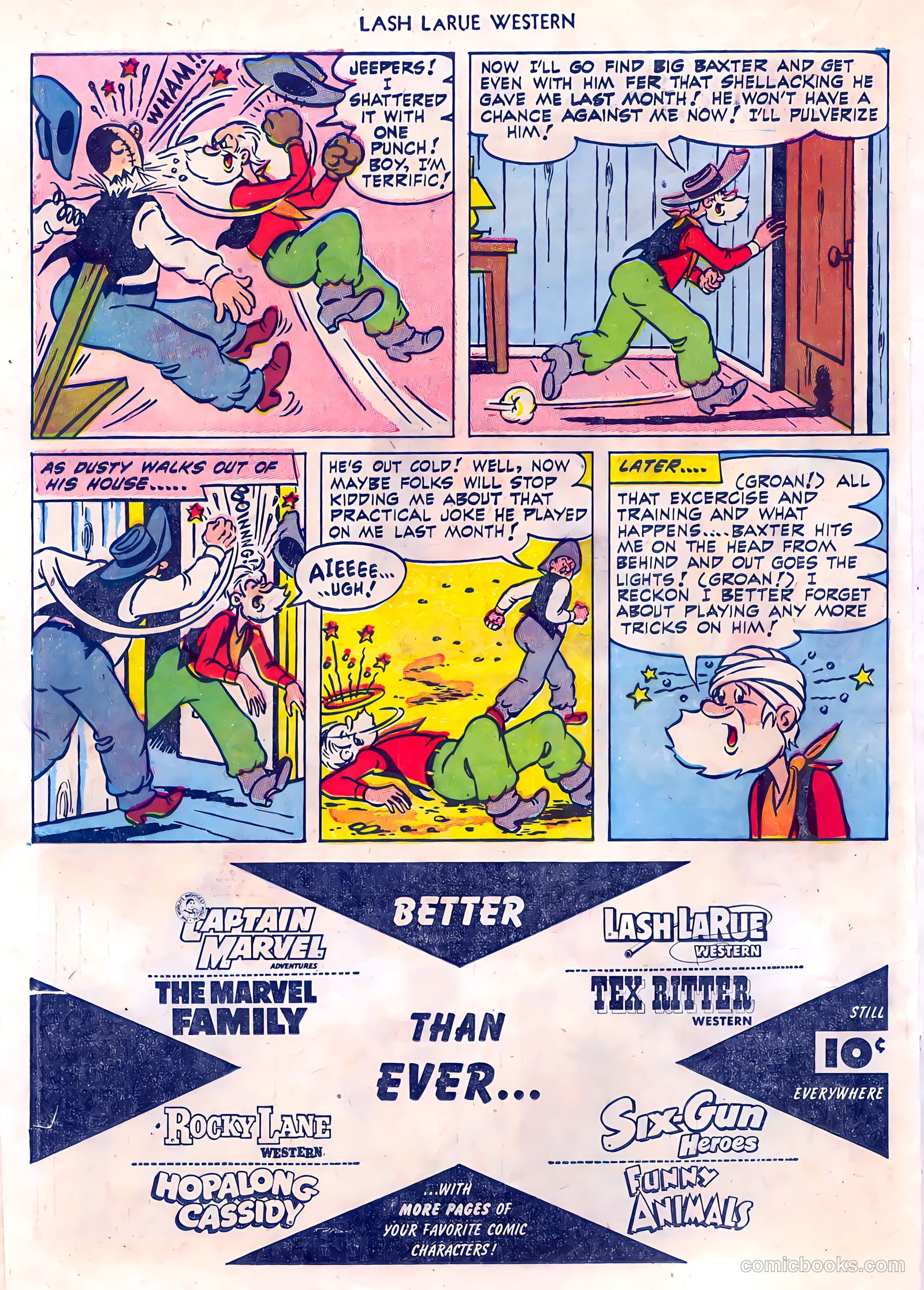 Lash LaRue Western #45 (1953) — page 22 of 36