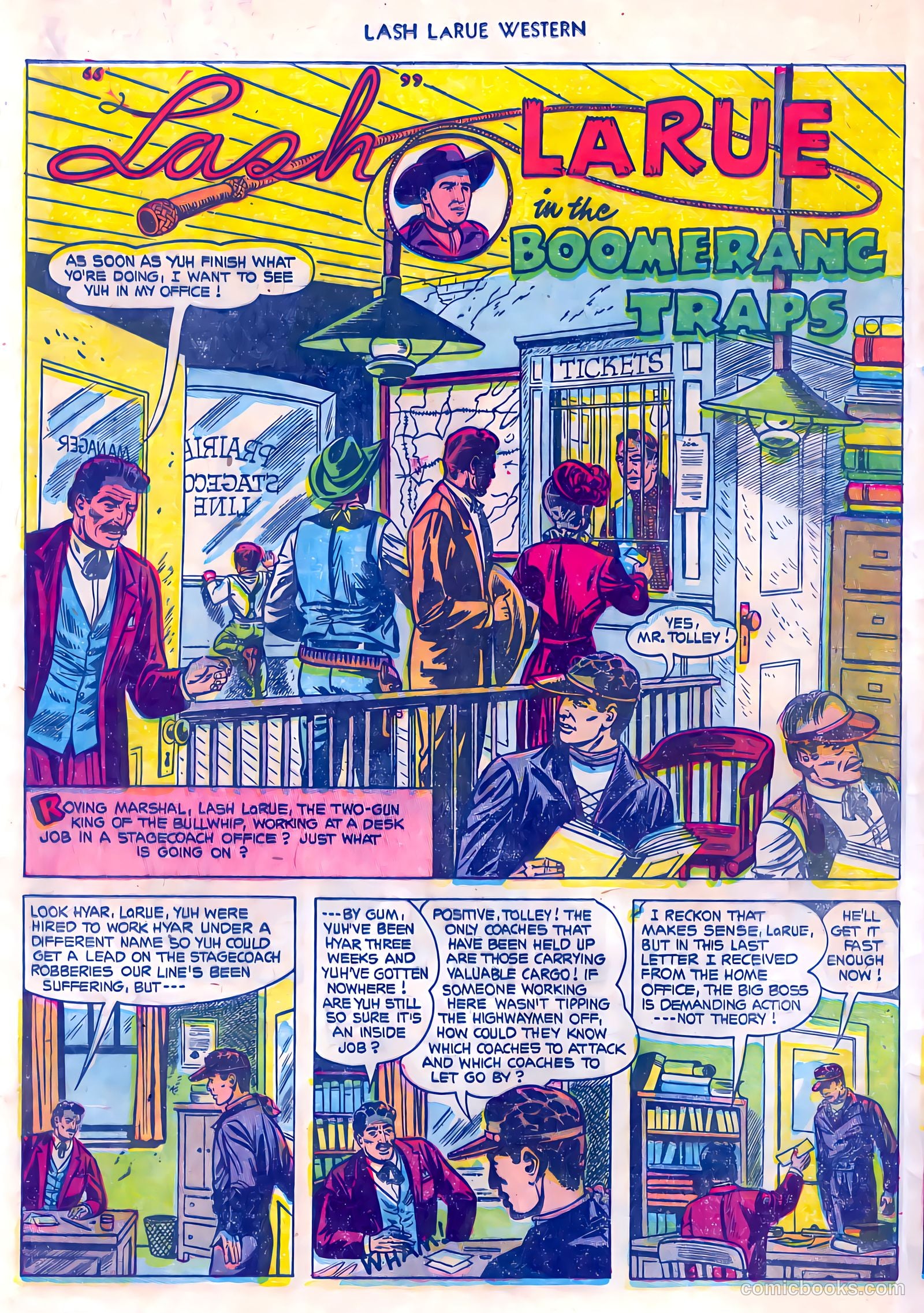 Lash LaRue Western #45 (1953) — page 24 of 36