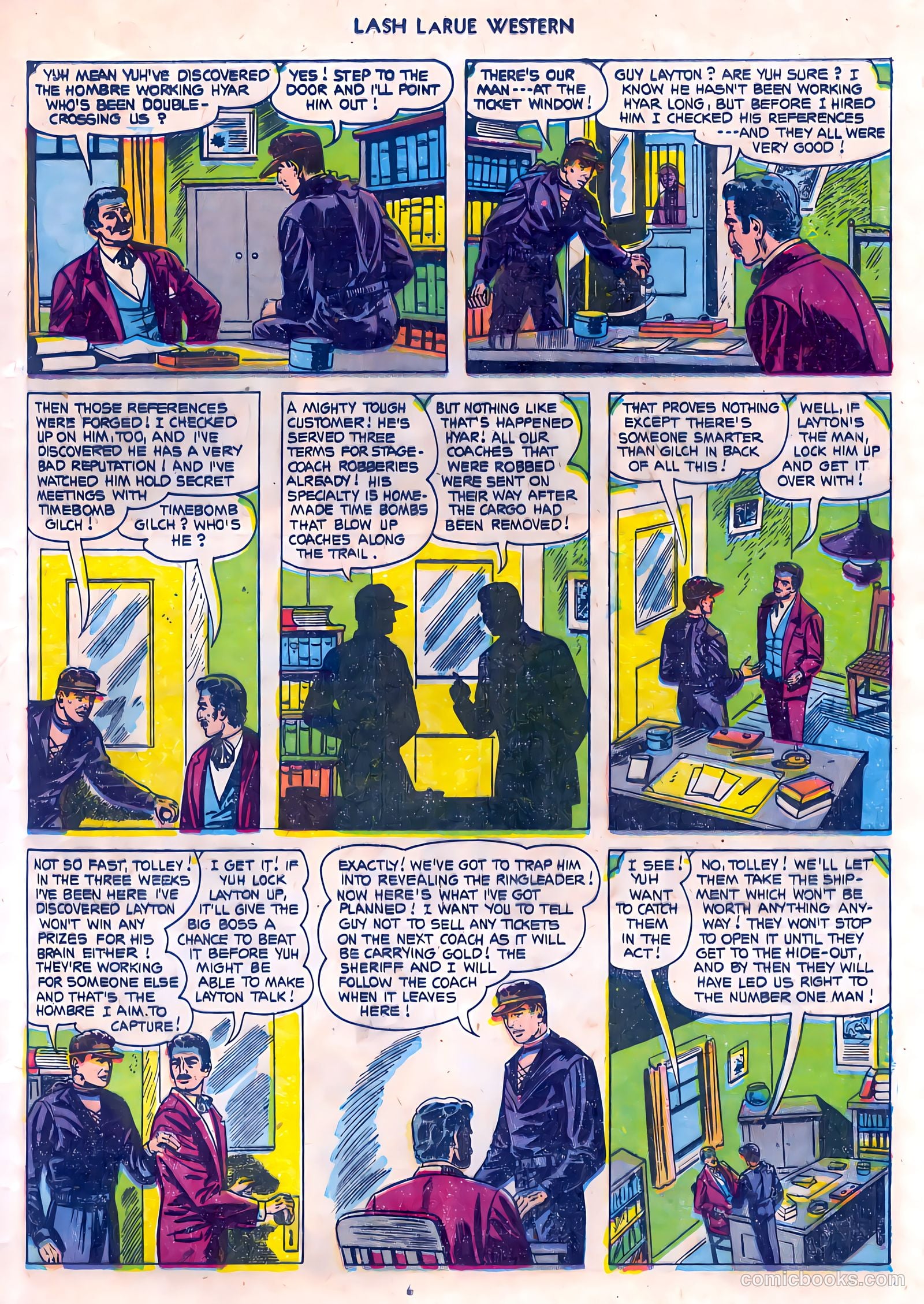 Lash LaRue Western #45 (1953) — page 25 of 36