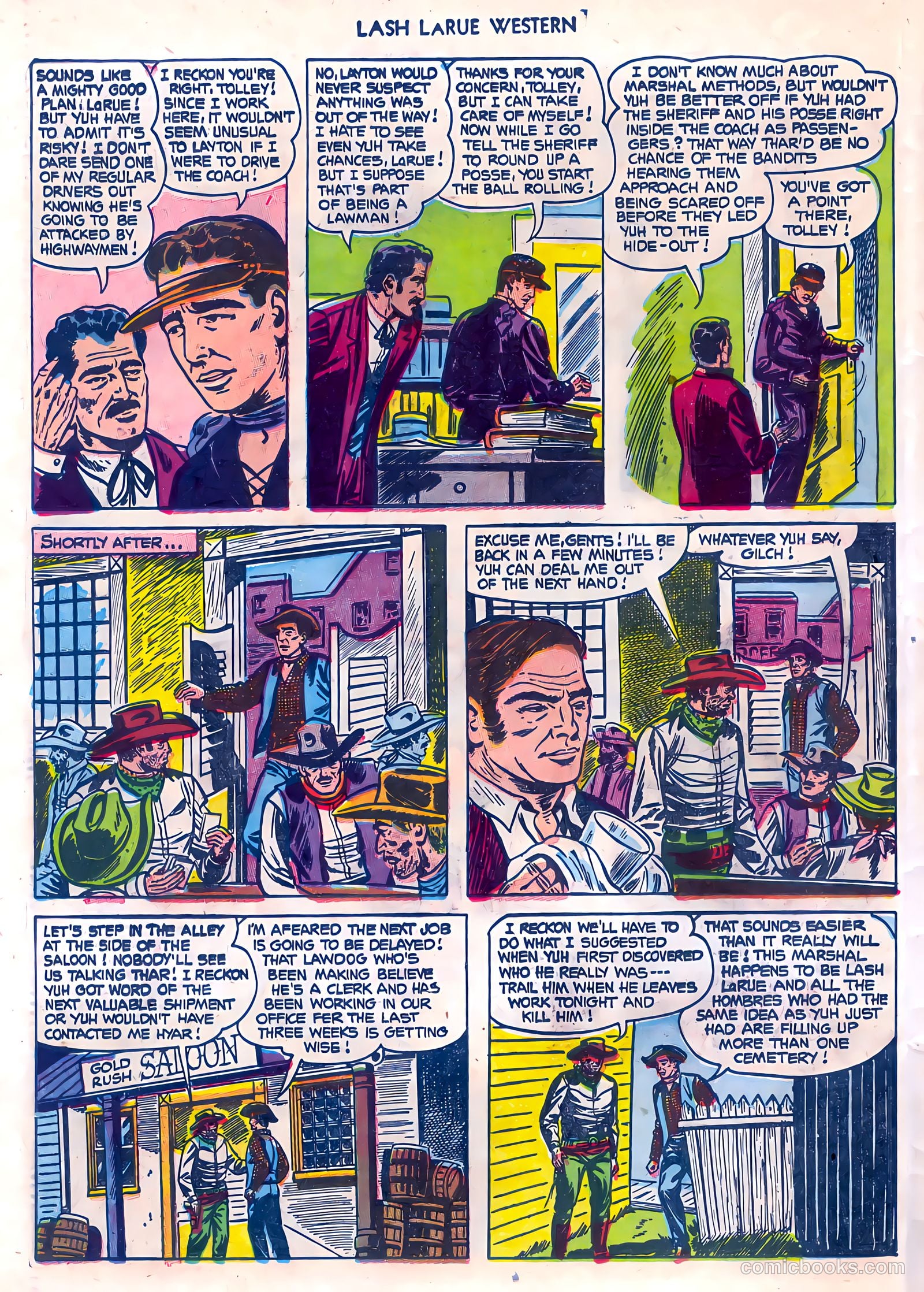 Lash LaRue Western #45 (1953) — page 26 of 36