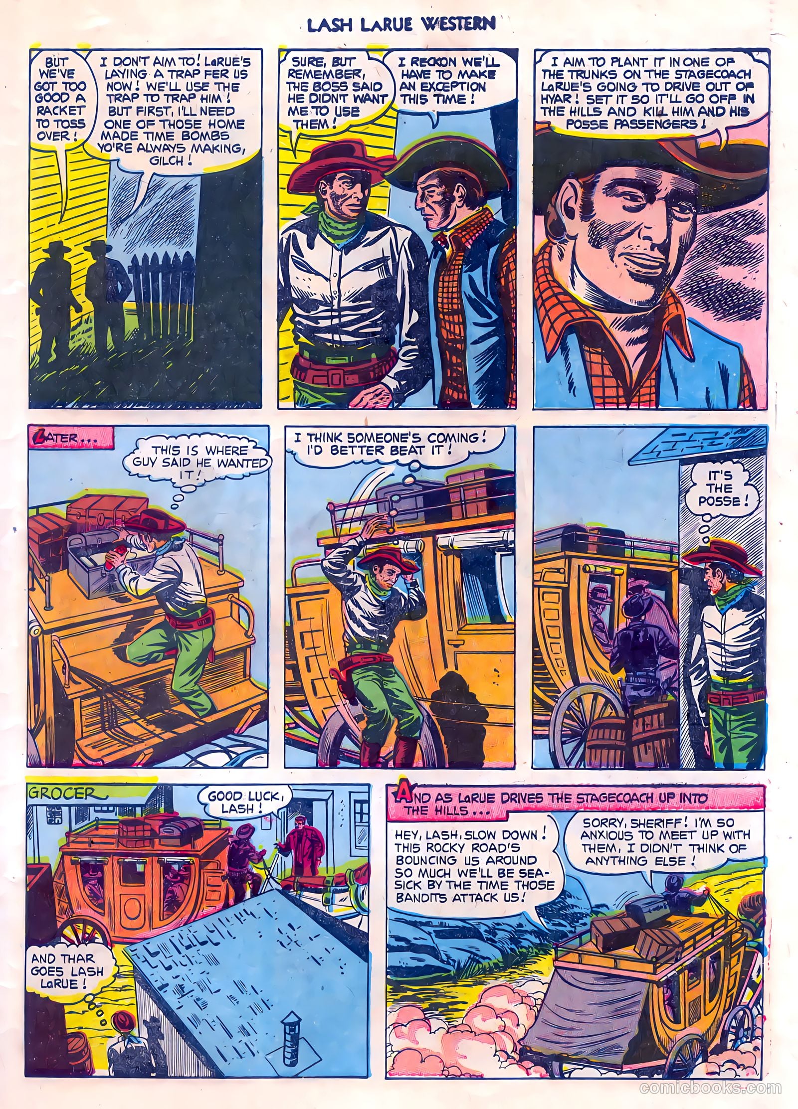 Lash LaRue Western #45 (1953) — page 27 of 36